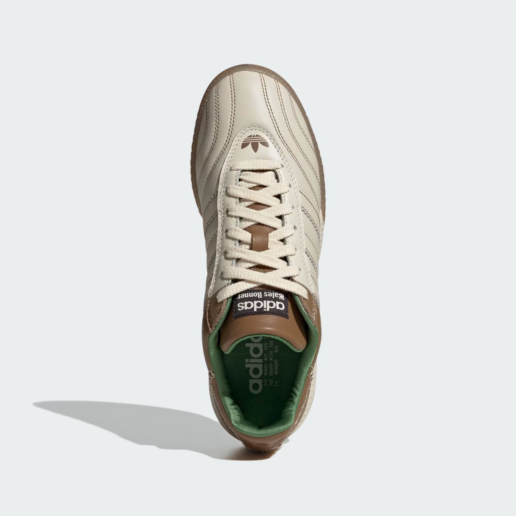 Adidas × Wales Bonner o1mle0725 Samba Millennium Low-Top Sneakers in White/Neutral Size US 5.5 / EU 38 - 2 Thumbnail
