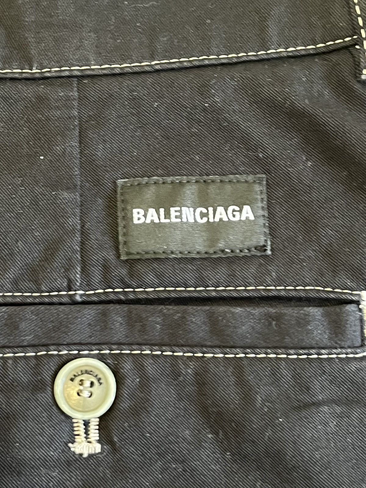 Balenciaga Wide Leg Work Pants demna Size US 32 / EU 48 - 11 Thumbnail