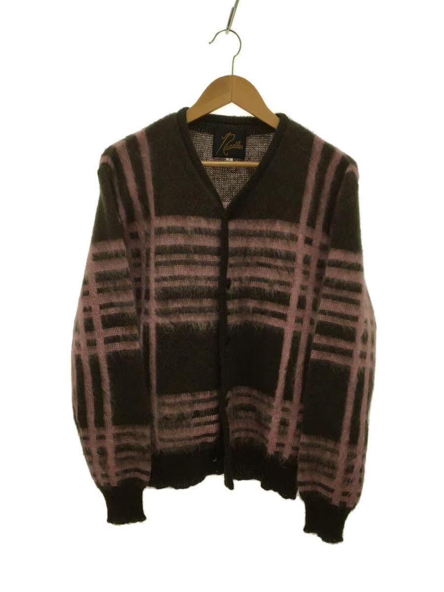 Image of Needles Mohair Knit Cardigan in Brown, Men's (Size Small)