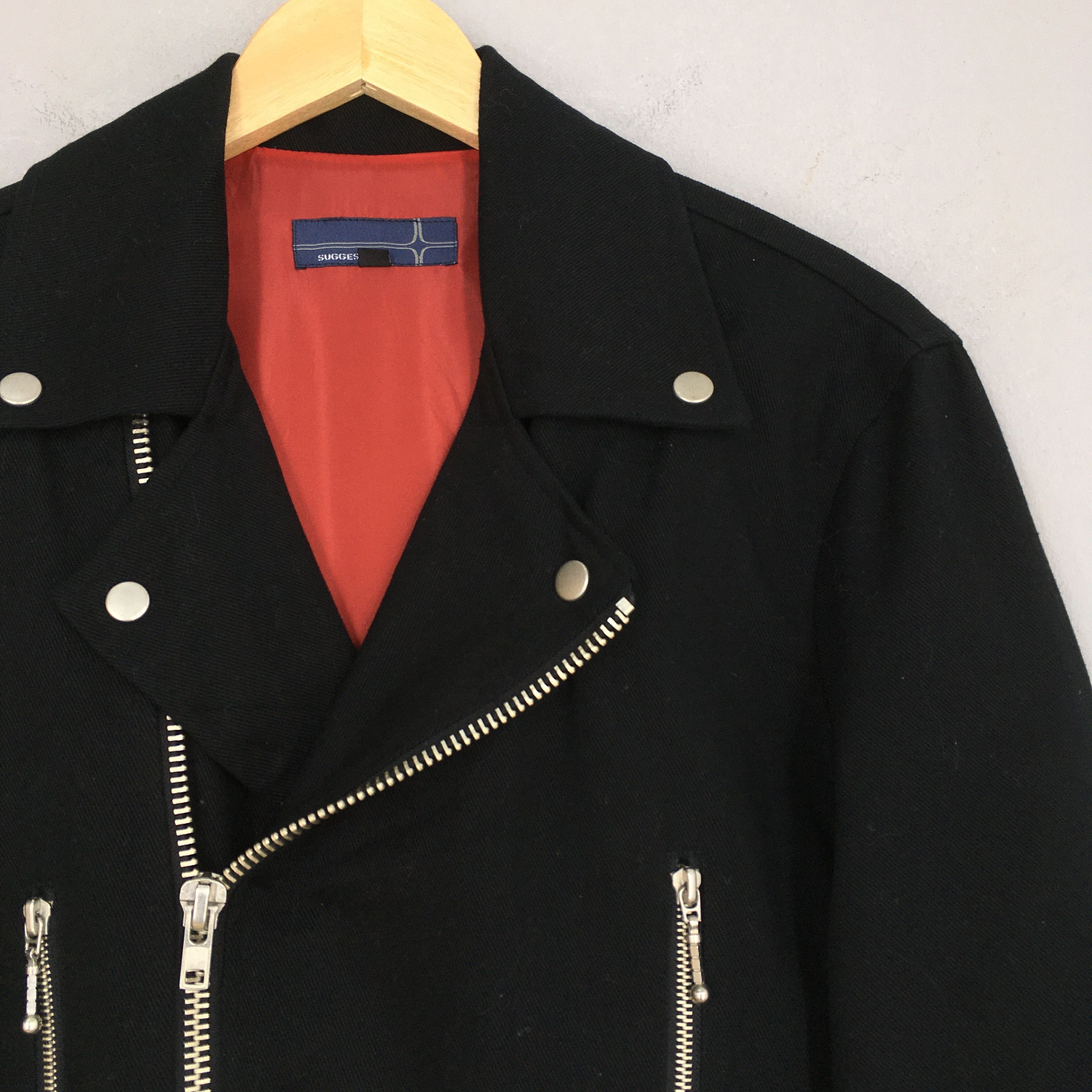 Punk and Yo Double Collar Punk Multi Zipper Jacket Medium Size US M / EU 48-50 / 2 - 2 Thumbnail