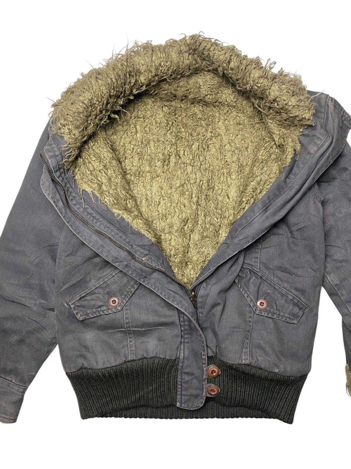 If Six Was Nine 2000's Ag Plus Fur Jacket Size US M / EU 48-50 / 2 - 7 Thumbnail