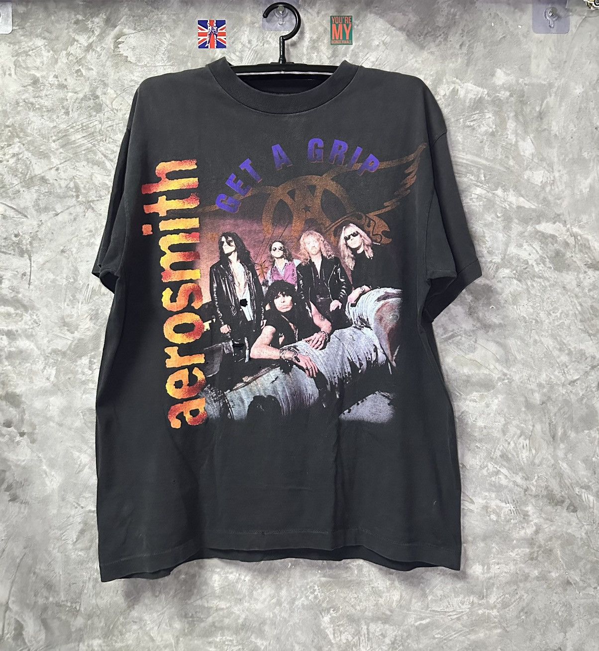 Other Vintage 1994 Aerosmith Get A Grip Tour XL Faded Distressed Size US XL / EU 56 / 4 - 1 Thumbnail