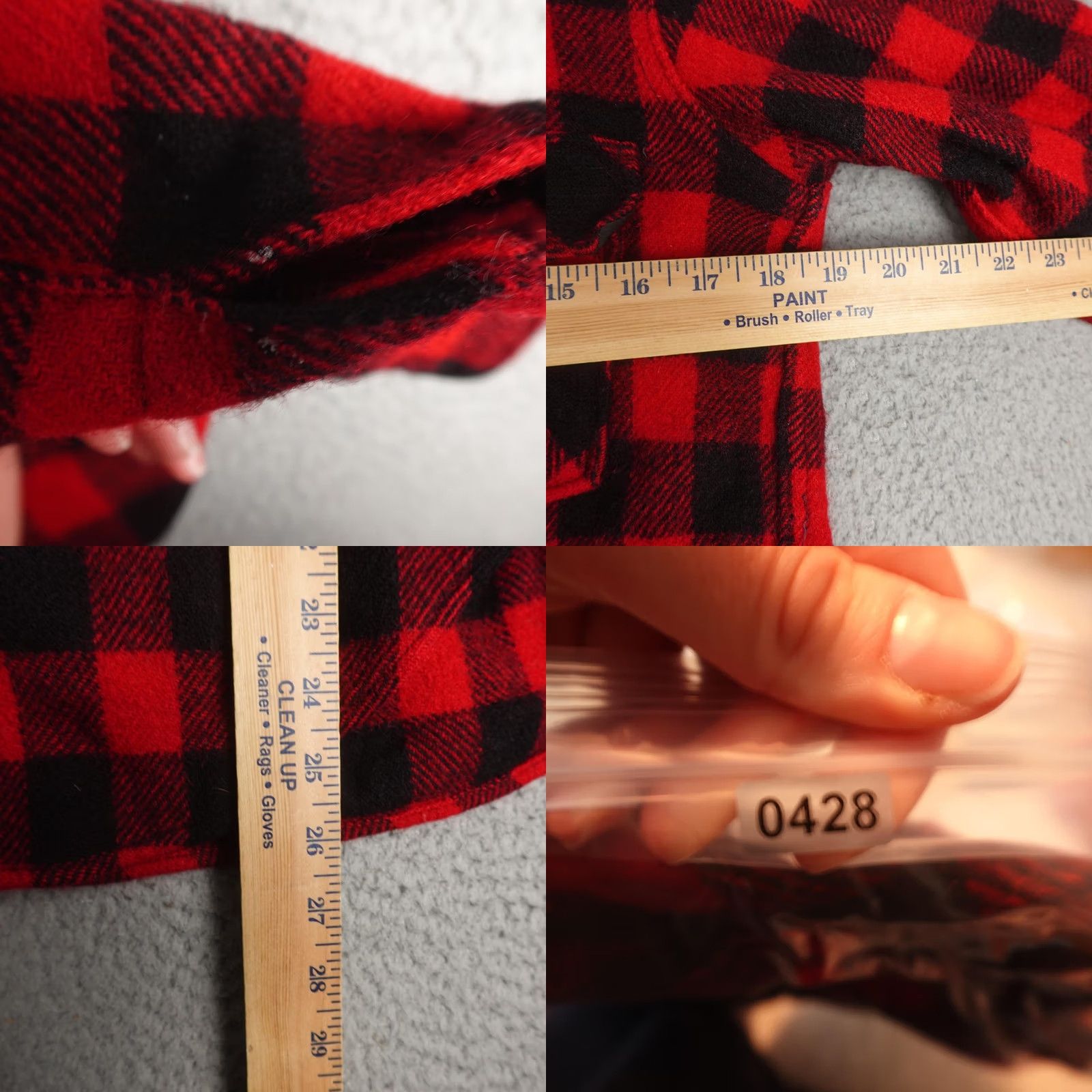 Vintage VINTAGE Woolrich Jacket Mens M Red Black Buffalo Plaid Wool Workwear Elbow Shirt Size US M / EU 48-50 / 2 - 9 Thumbnail