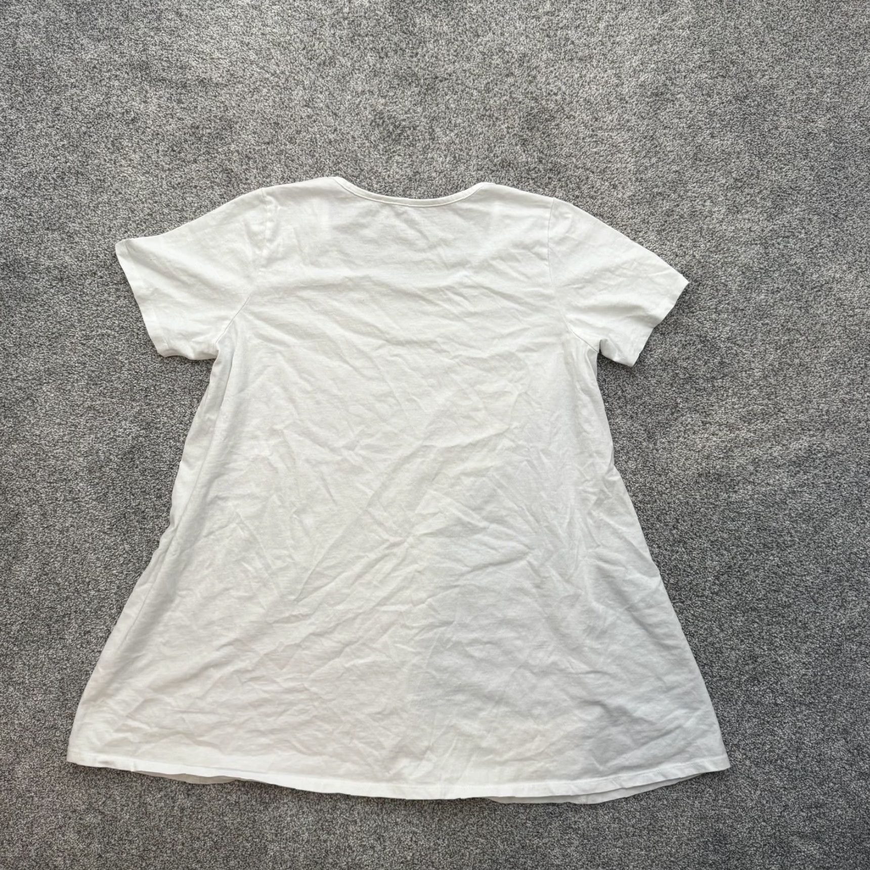 Vintage Roamans Shirt Womens 14/16 White Short Sleeve T-Shirt 100% Cotton Basic Tee Top WomensSize Clothing Options Size XL / US 12-14 / IT 48-50 - 7 Thumbnail