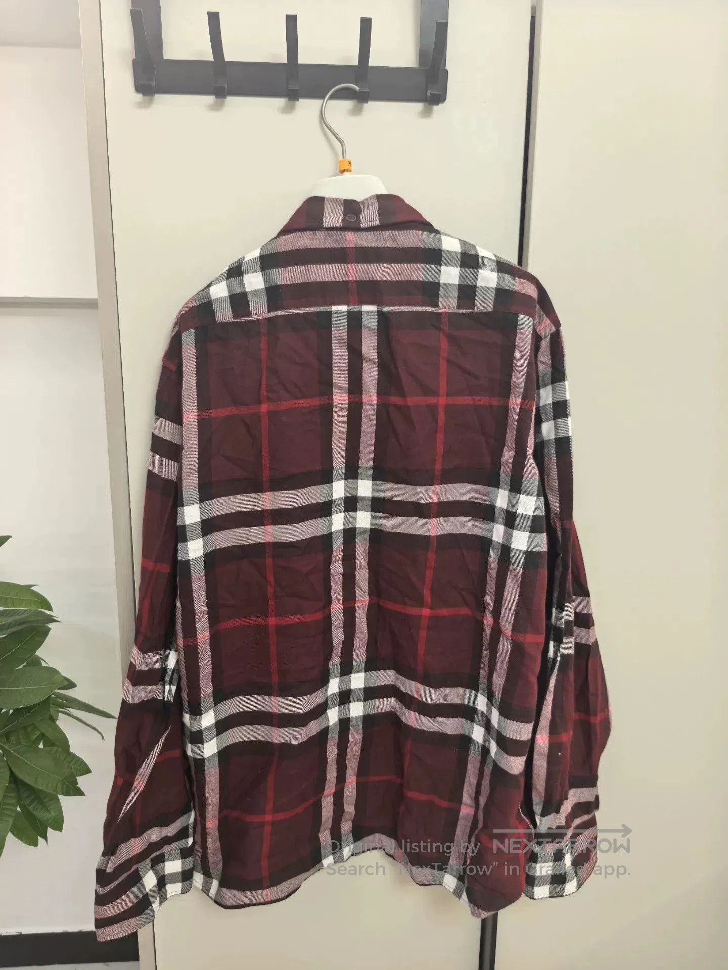 Burberry Burberry Men's Red Check Long-Sleeve Shirt. Size US M / EU 48-50 / 2 - 2 Thumbnail