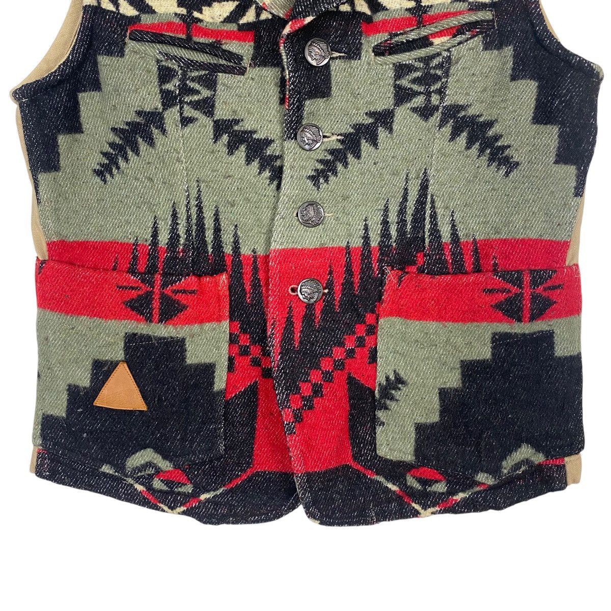 Indian Motorcycle × Japanese Brand 💥INDIAN MOTORCYCLE JAPAN NAVAJO BUTTON VEST Size US S / EU 44-46 / 1 - 4 Thumbnail