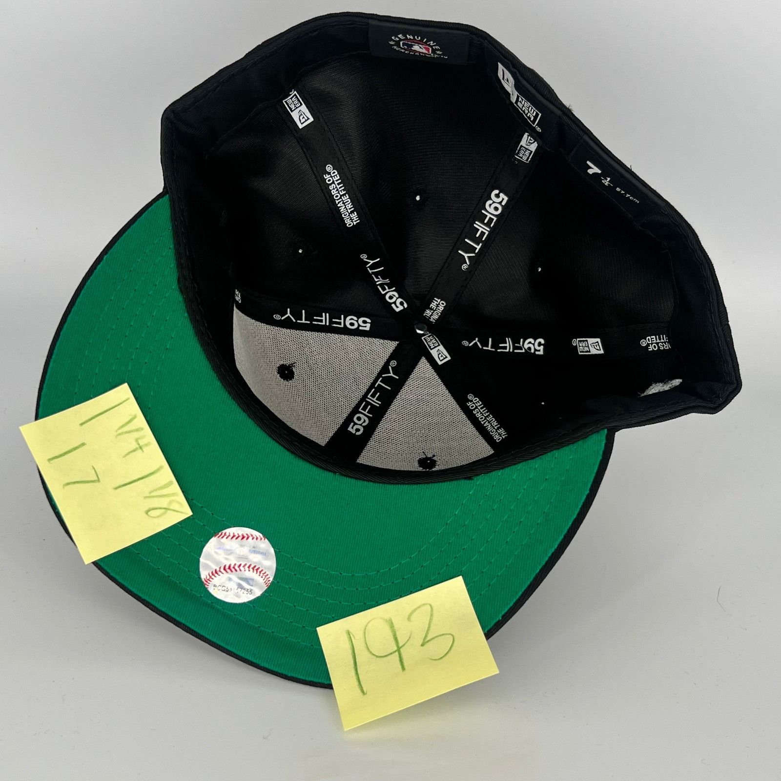 New Era Size 7 Black Los Angeles Dodgers 40th Anniversary Side Patch Size ONE SIZE - 4 Thumbnail