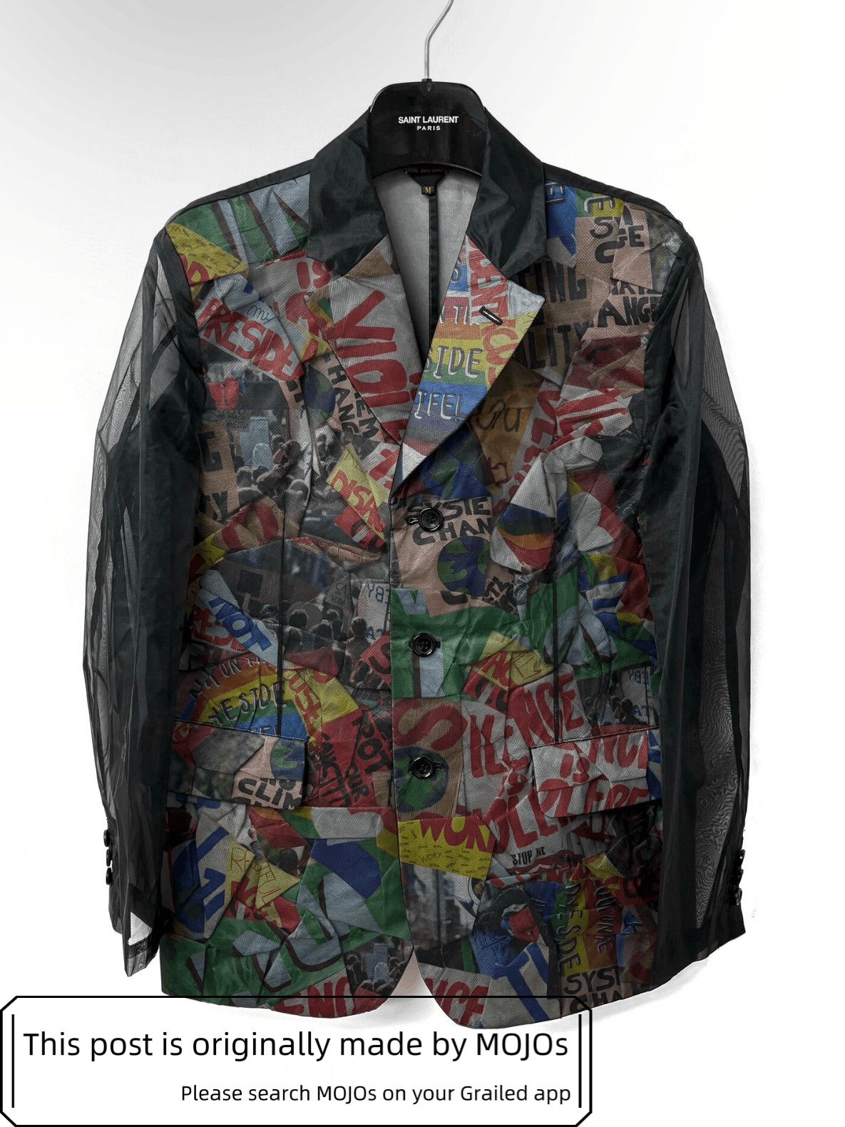 Comme Des Garcons 25SS Poster Jacket mojos002226