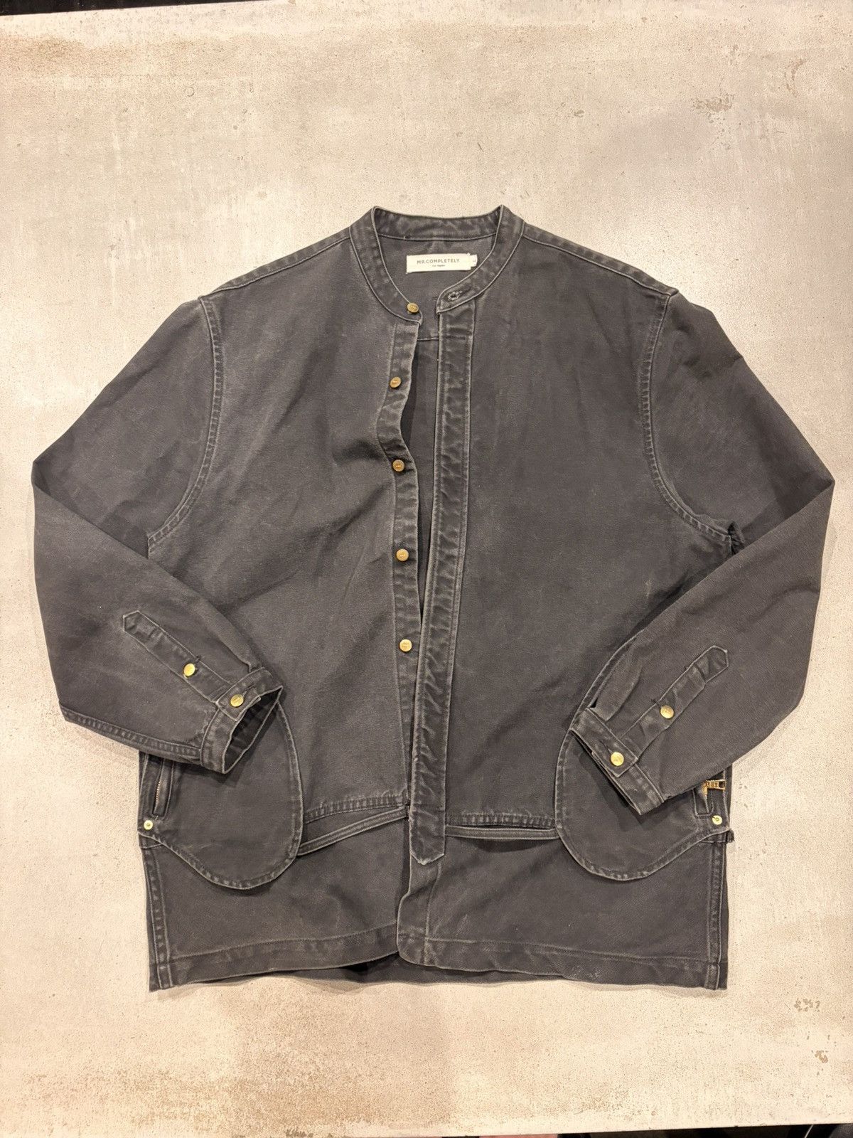 Mr. Completely MR COMPLETELY Washed Canvas Utility Jacket Size US L / EU 52-54 / 3 - 2 Thumbnail