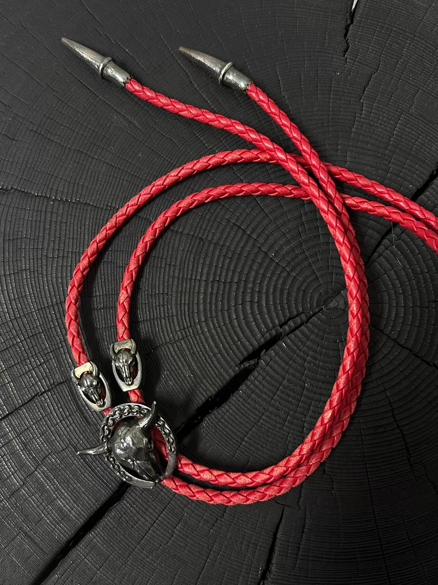 Yohji Yamamoto Yohji Yamamoto y's 00s sheep head tie clip red/black Size ONE SIZE - 2 Thumbnail