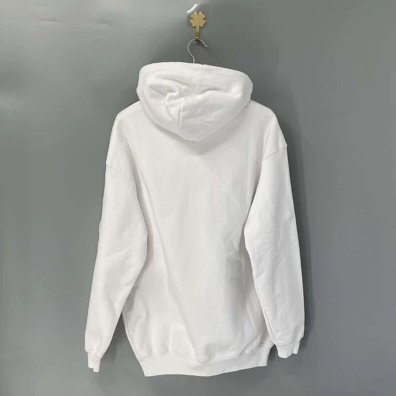Balenciaga Balenciaga White printed logo hoodie Size US XS / EU 42 / 0 - 2 Thumbnail