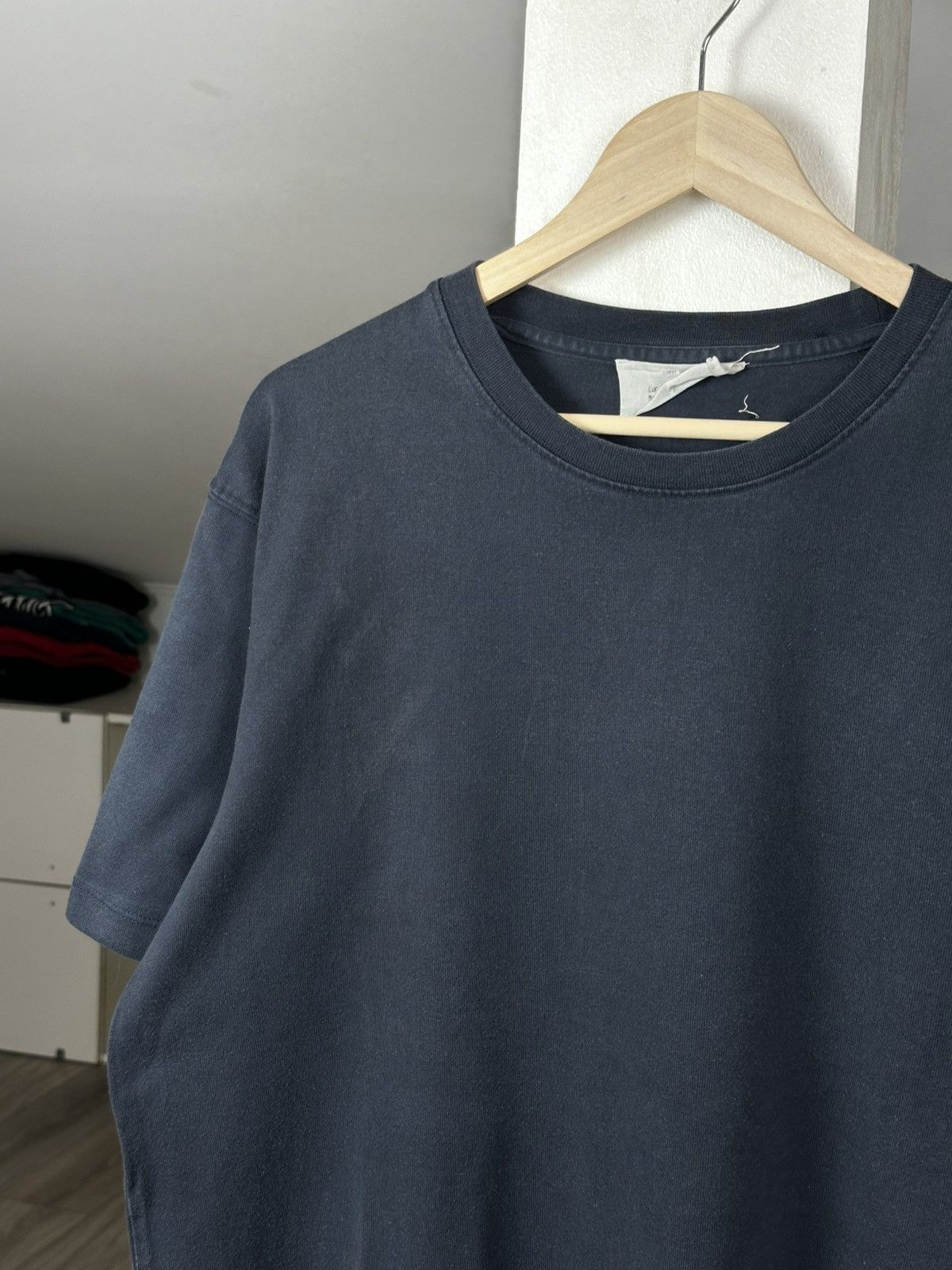 Vintage VINTAGE WASHED BLANK TEE FADED BASIC Y2K TRASHED Size US L / EU 52-54 / 3 - 2 Thumbnail