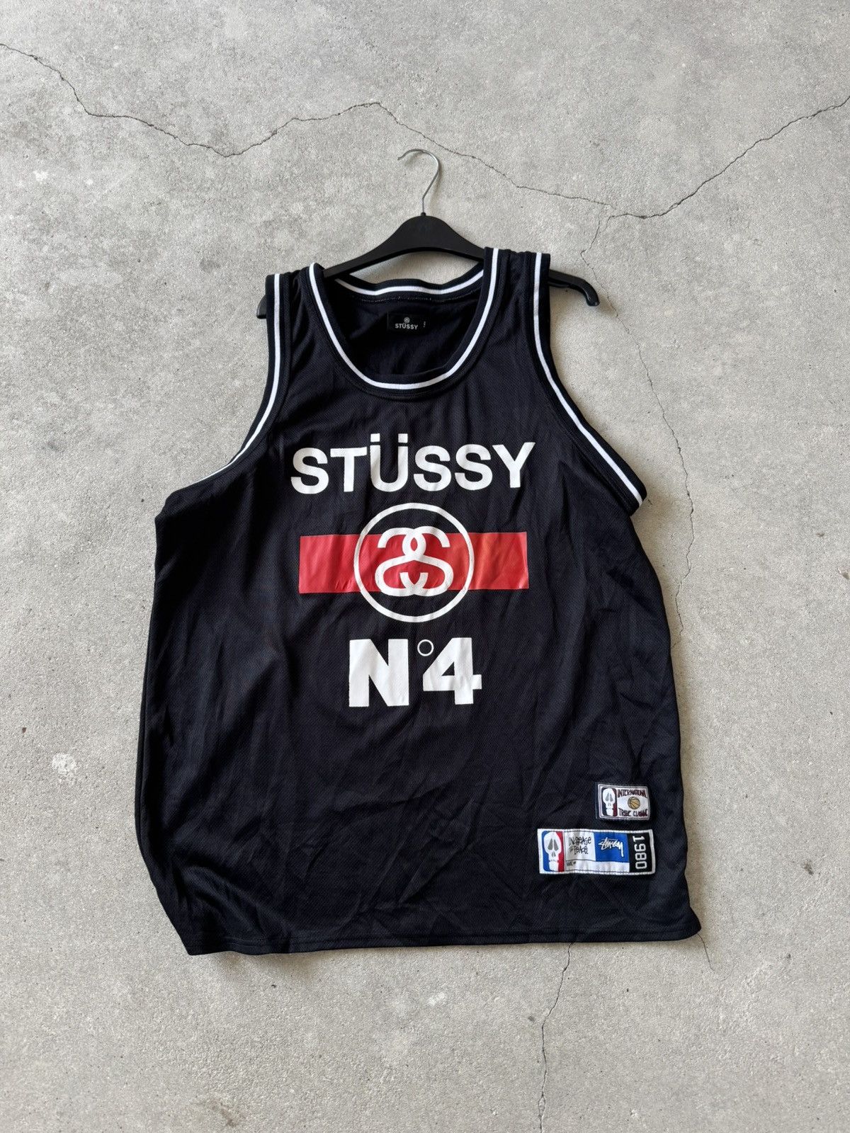 Vintage Stussy Jersey Basketball