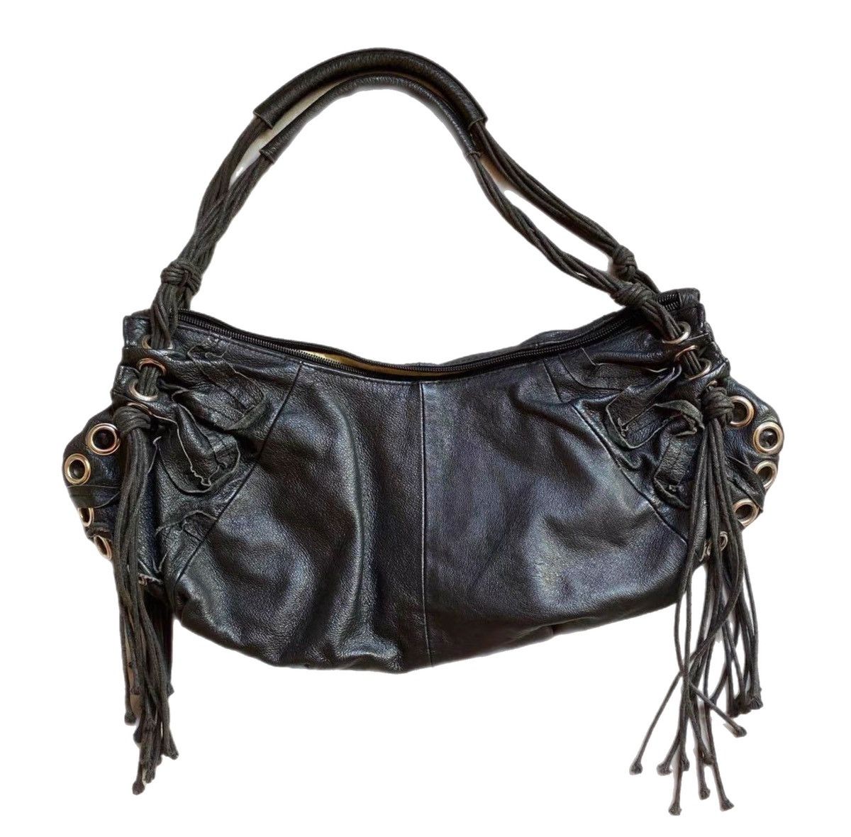 Japanese Brand japanese Brand avant-garde leather shoulder bag Size ONE SIZE - 1 Thumbnail