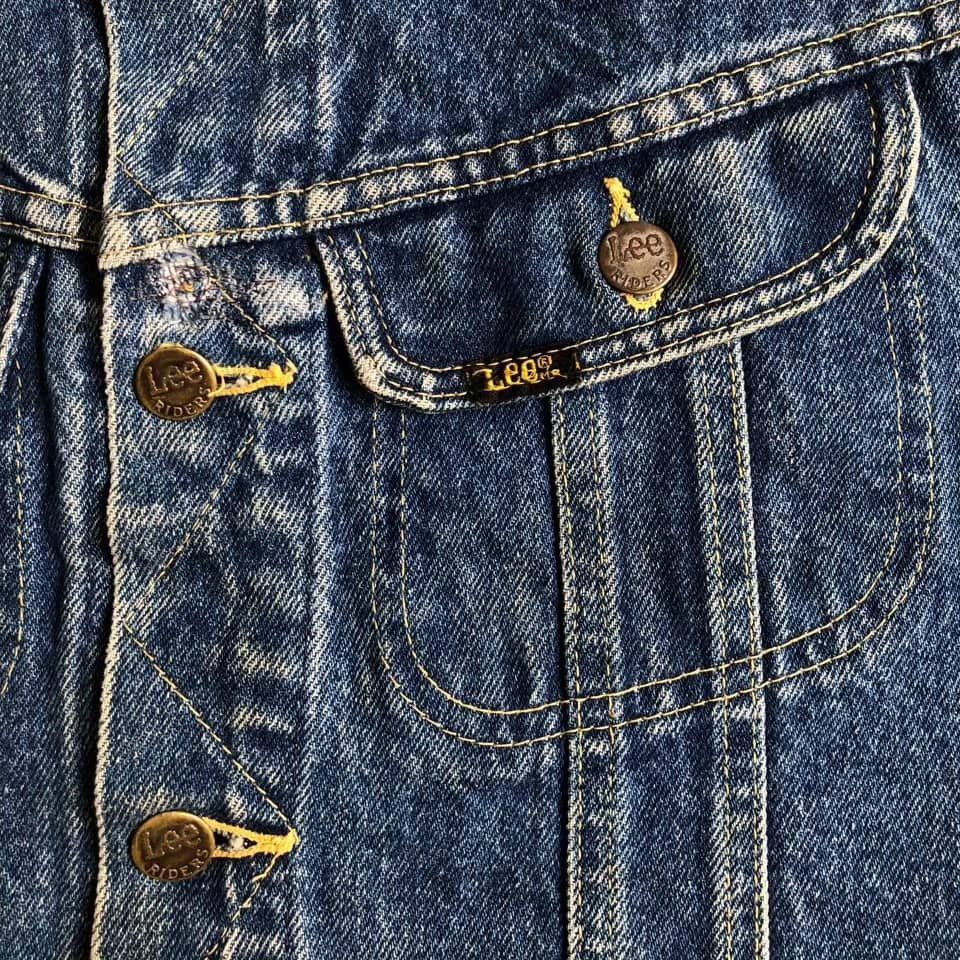 Lee × Vintage Vintage 80's Lee Riders Denim Jacket Size US S / EU 44-46 / 1 - 4 Thumbnail