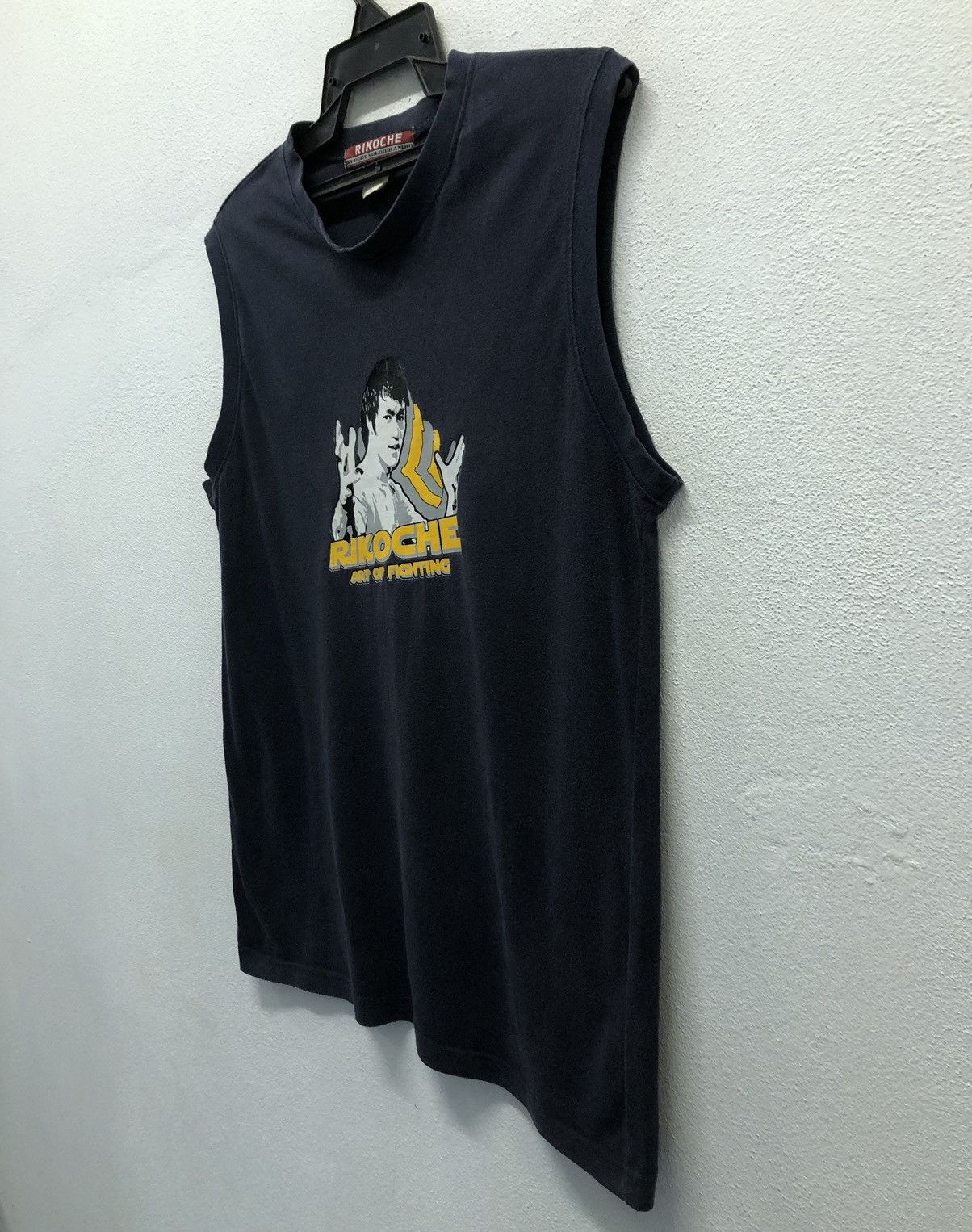 Vintage Vintage Bruce Lee Rikoche Art Of Fighting Tank Top Size US L / EU 52-54 / 3 - 5 Thumbnail