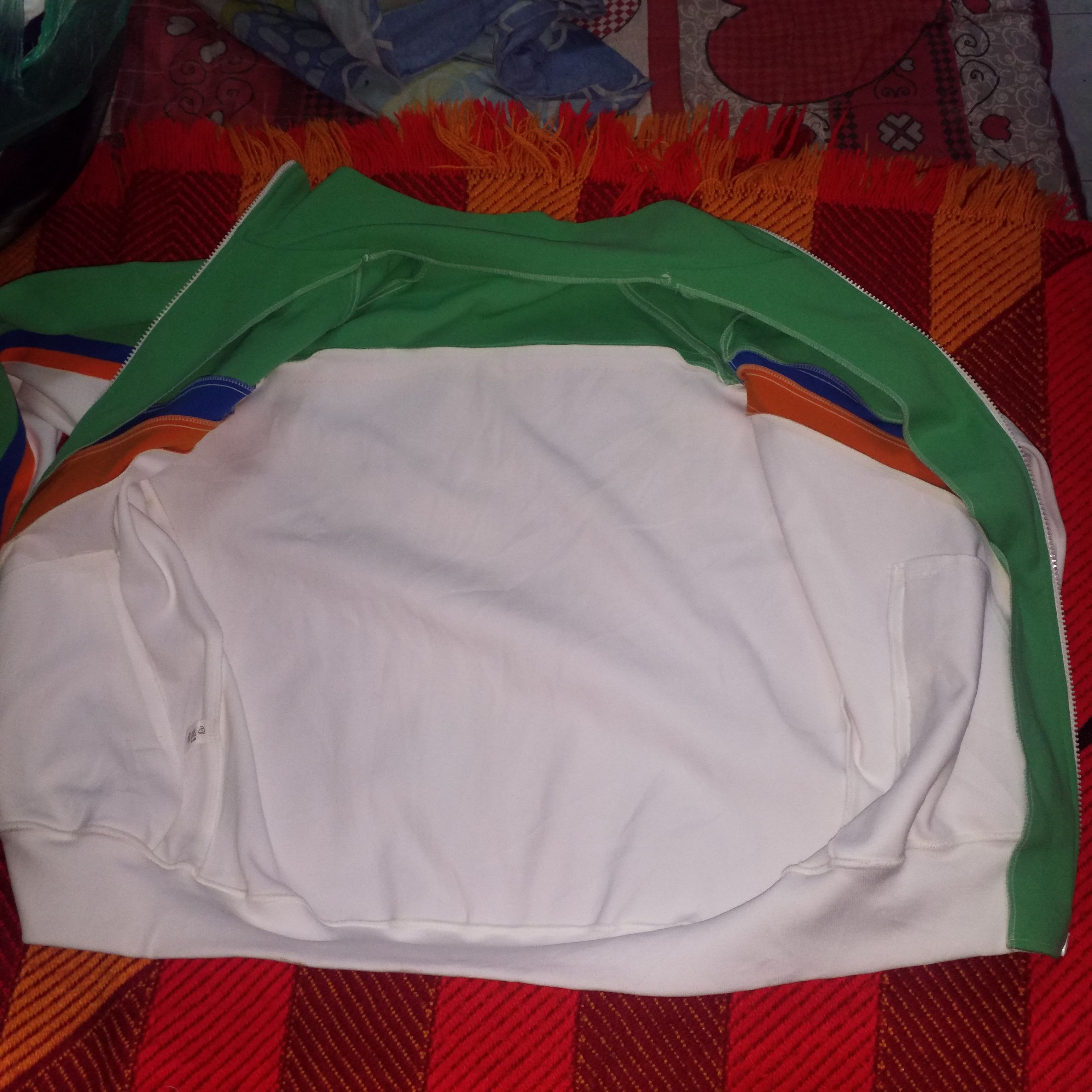 Japanese Brand TRACK TOP FULL ZIPPER RAINBOW MOSQUITO STYLE DESIGN Size US M / EU 48-50 / 2 - 3 Thumbnail