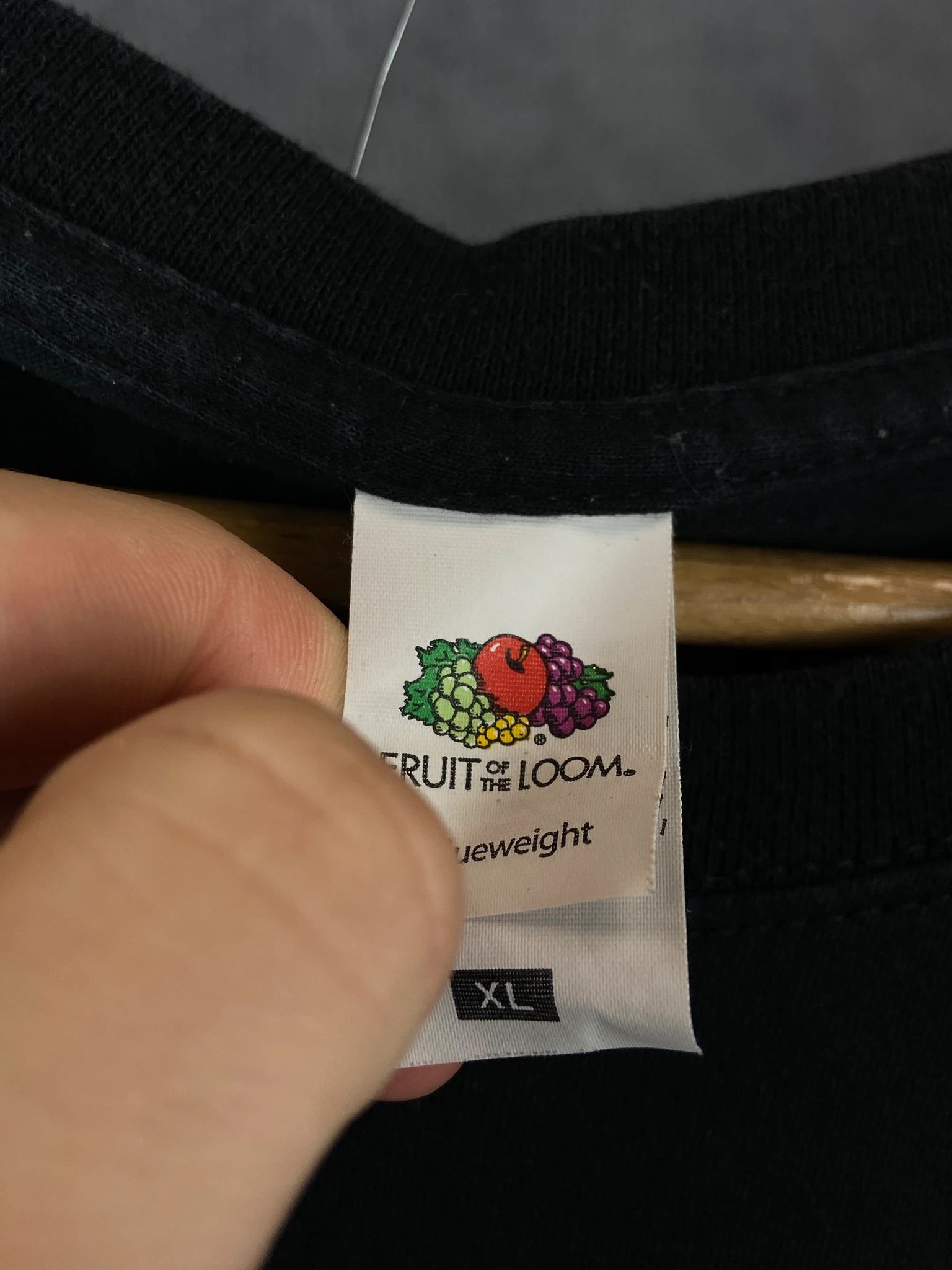 Fruit Of The Loom Fruit of the Loom Black Blank Tee / Oversized Minimal (XL) Size US XL / EU 56 / 4 - 3 Thumbnail