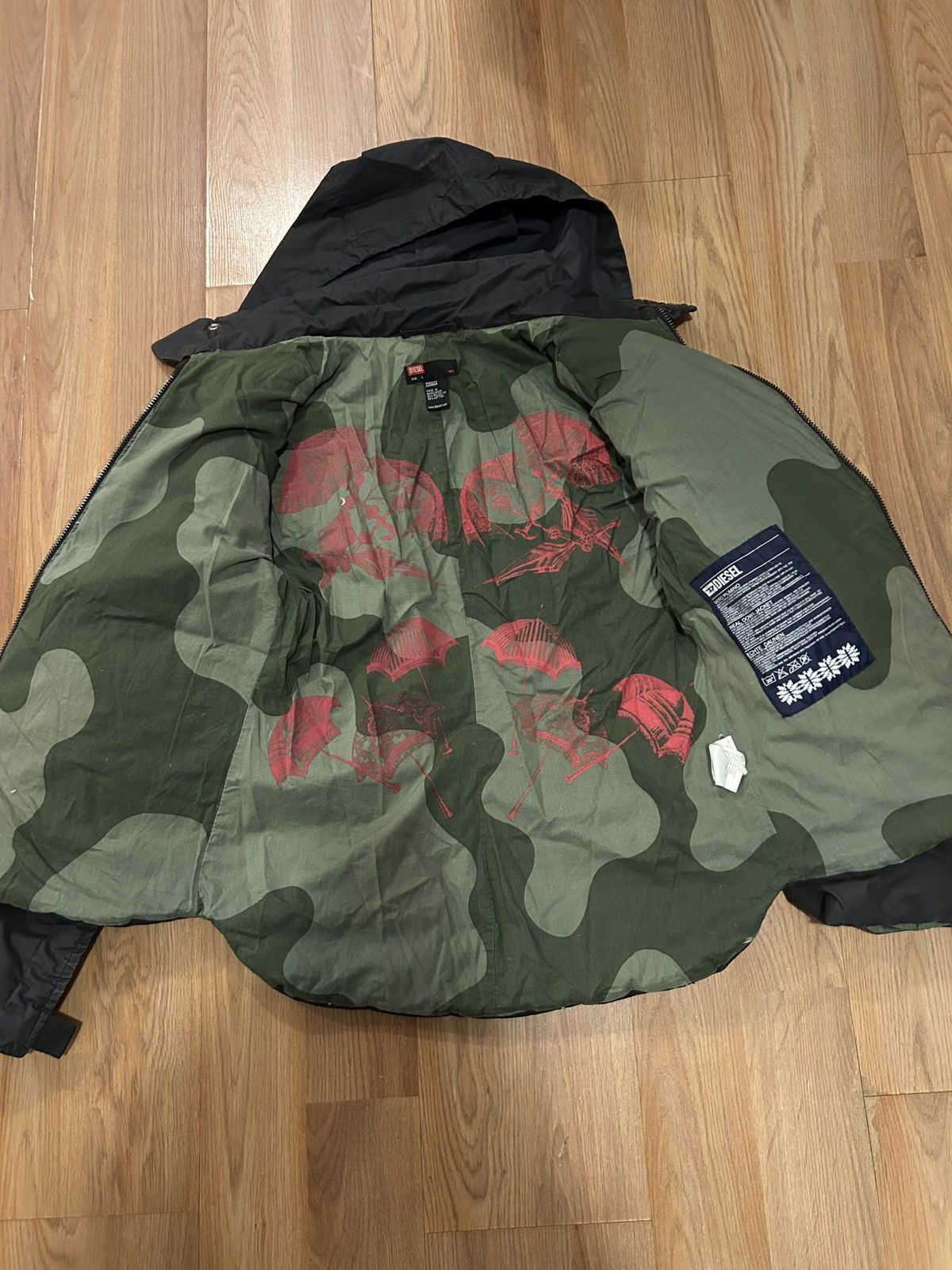 Diesel Y2K Diesel down jacket Size L / US 10 / IT 46 - 4 Thumbnail