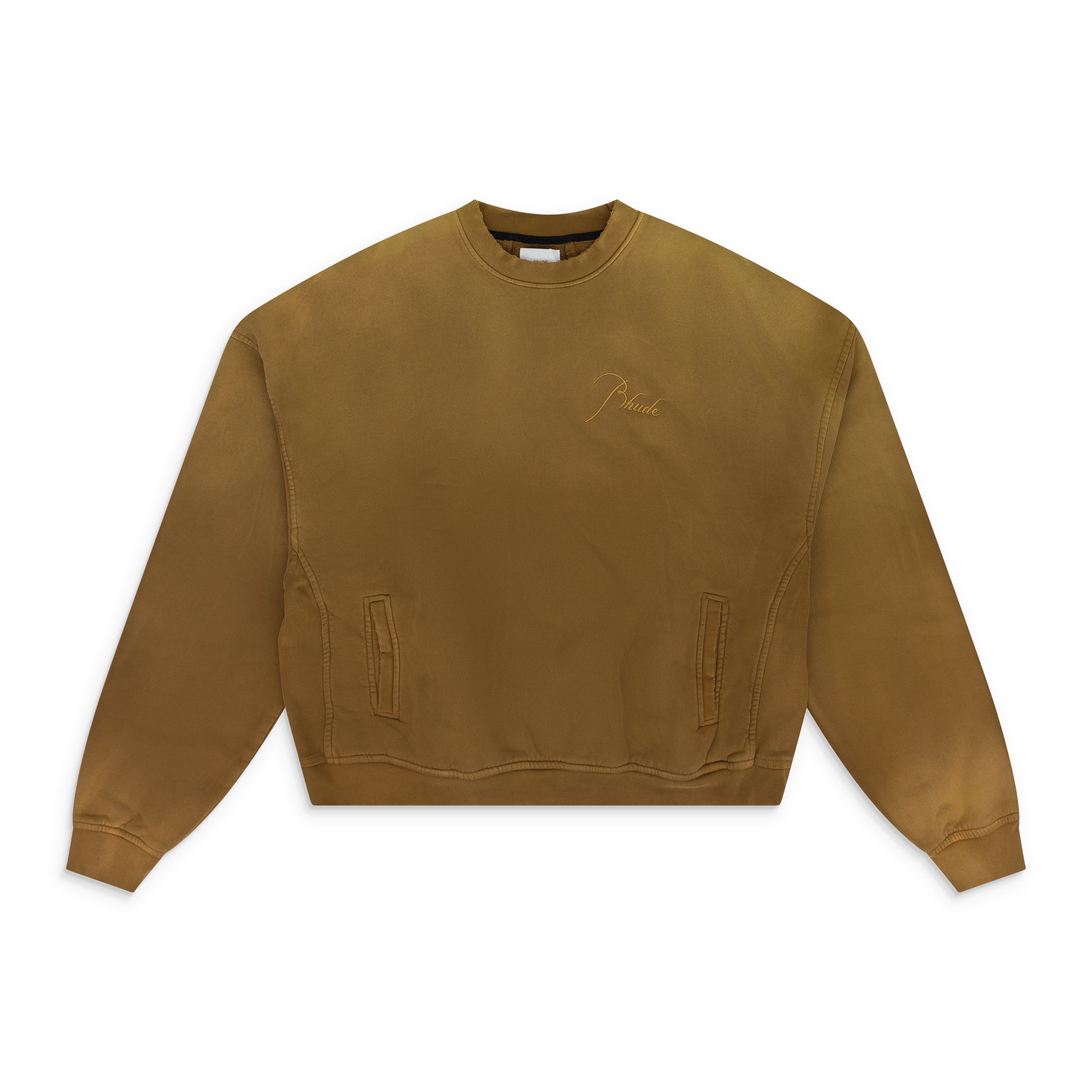 Rhude Script Logo Crewneck SIZE S Size US S / EU 44-46 / 1 - 1 Thumbnail