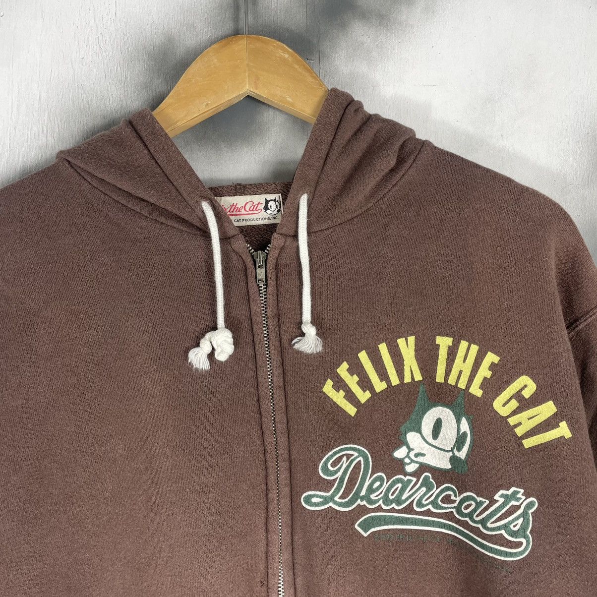 Cartoon Network × Felix × Vintage FELIX THE CAT BIG LOGO HOODED DISTRESSED STYLE Size US S / EU 44-46 / 1 - 8 Thumbnail