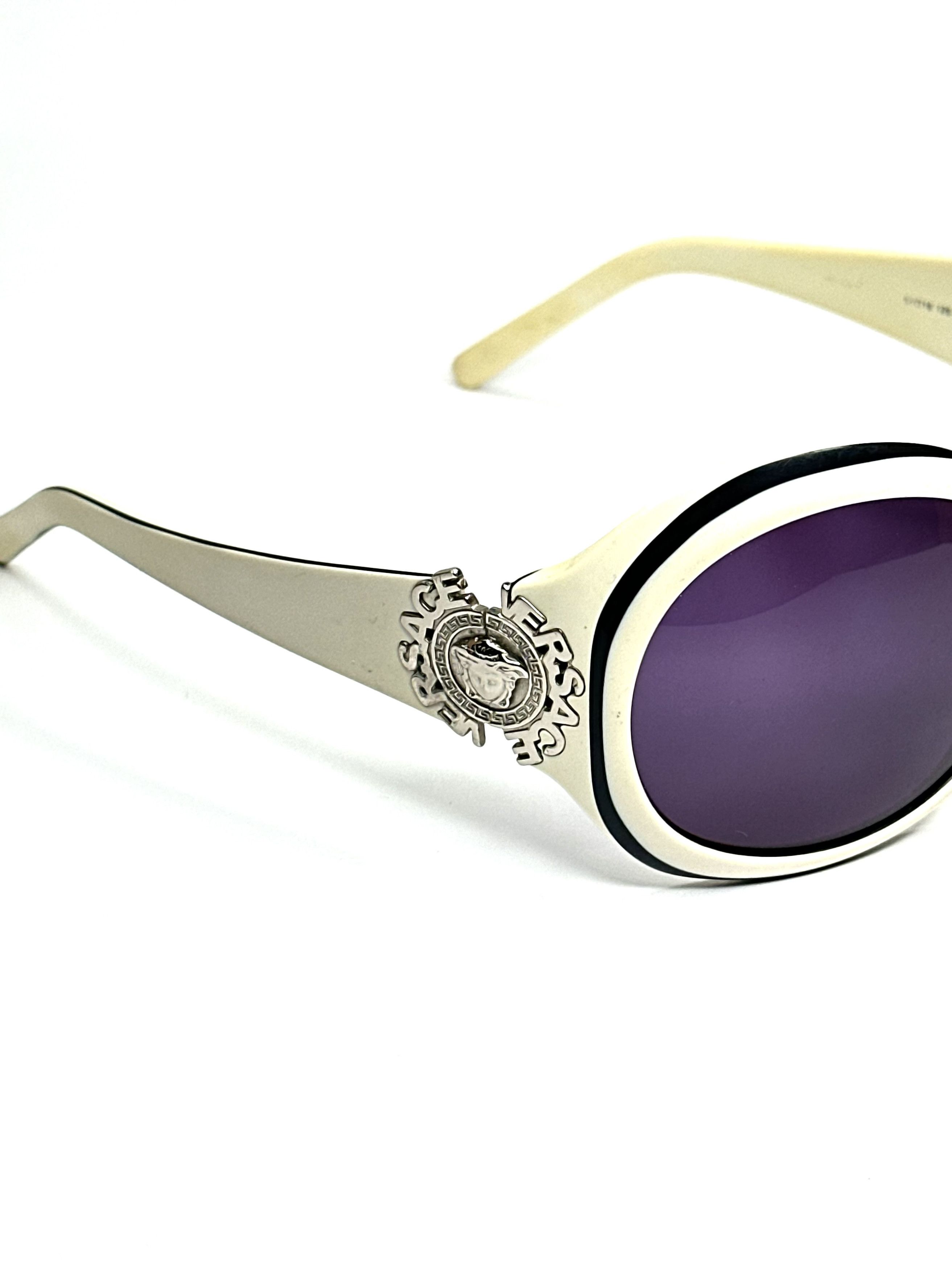 Versace Versace Round Vintage Medusa Sunglasses Size ONE SIZE - 6 Thumbnail