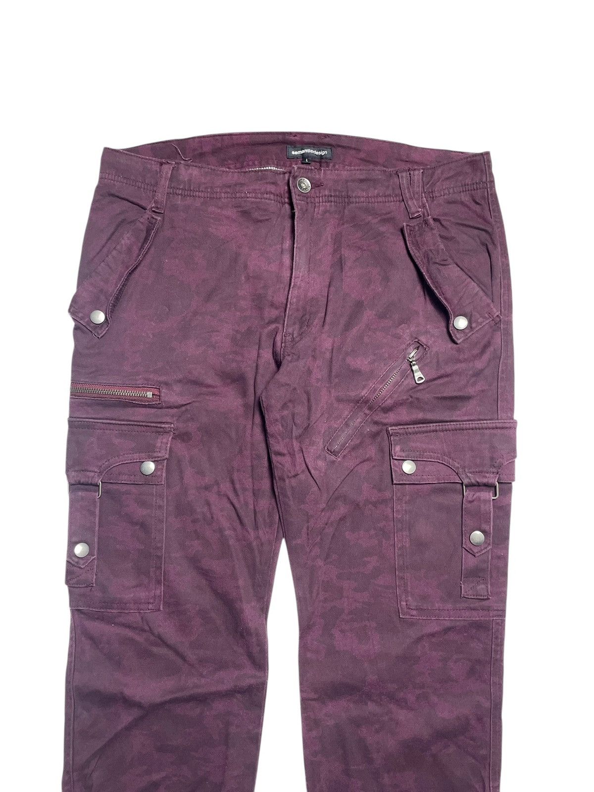 14th Addiction 2000’s Semantic Design - Camo pattern Cargo Pants Size US 34 / EU 50 - 3 Thumbnail