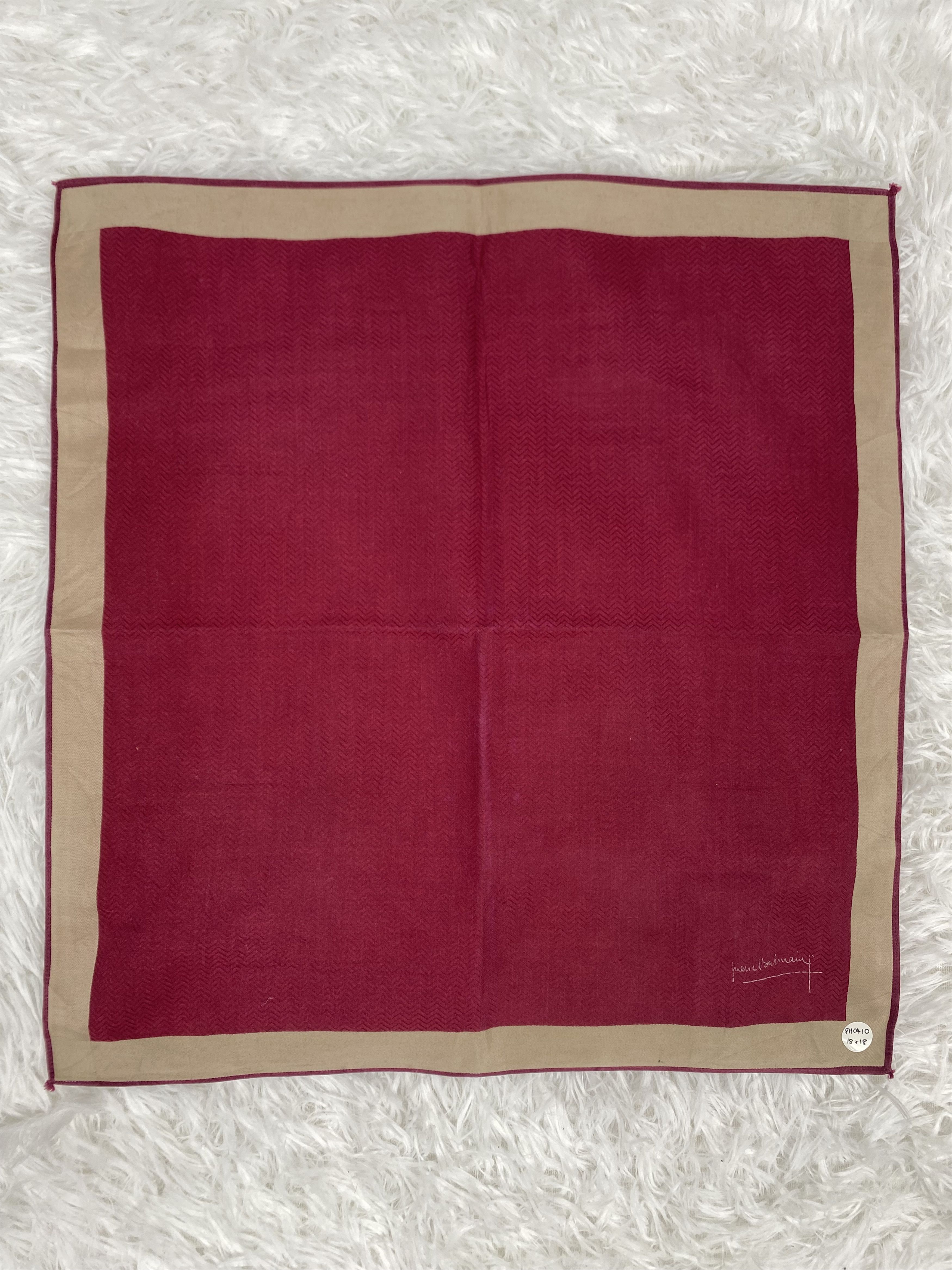 Pierre Balmain Vintage Pierre Balmain Handkerchief Neckerchief Ph0410 Size ONE SIZE - 3 Thumbnail