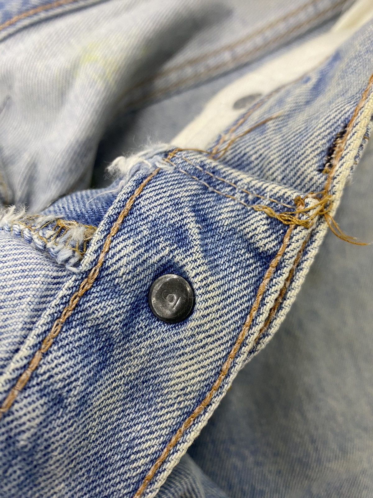 Levi's × Levi's Vintage Clothing P753 VTG RIDEM 501 SELVEDGE BUTTON NOM 6 LEVI'S JEANS Size US 32 / EU 48 - 17 Thumbnail