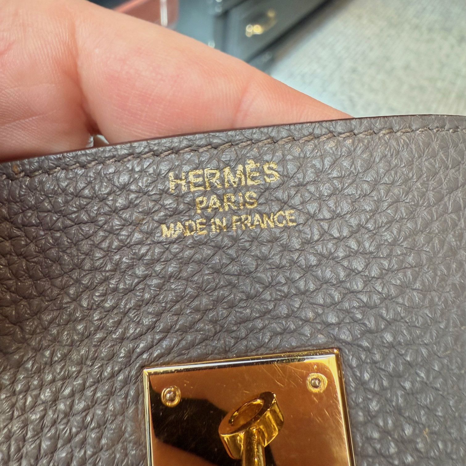 Hermes Hermès 2011 Gris Etain Togo Birkin 35 Bag Size ONE SIZE - 11 Thumbnail