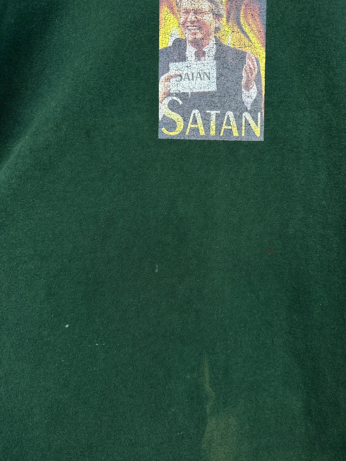 Vintage Vintage Serial Killer Satan Jerry Springer Skate T-Shirt Size US XL / EU 56 / 4 - 21 Thumbnail