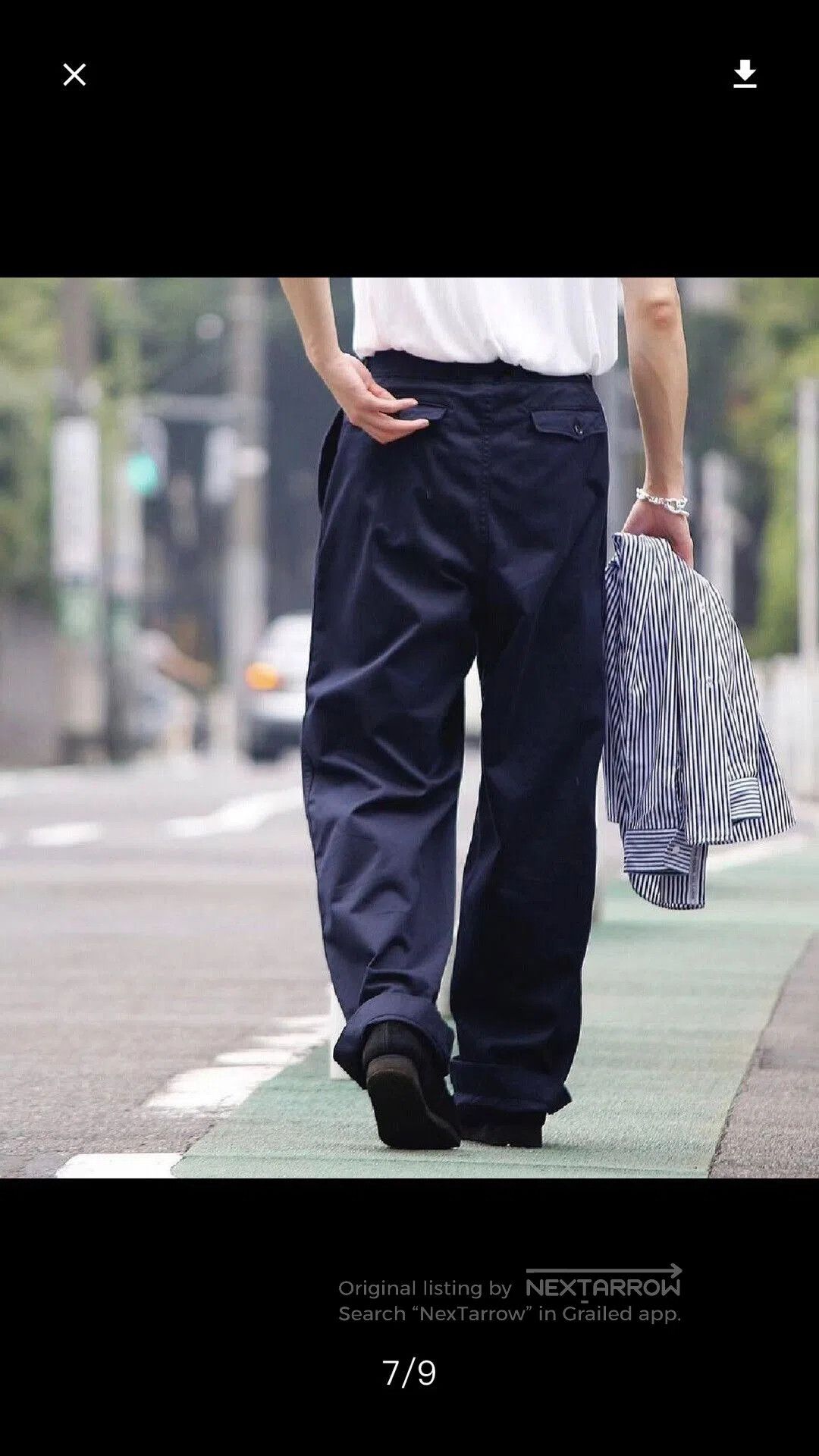 Nanamica Nanamica Double Pleat Chino Pants. Size US 34 / EU 50 - 2 Thumbnail