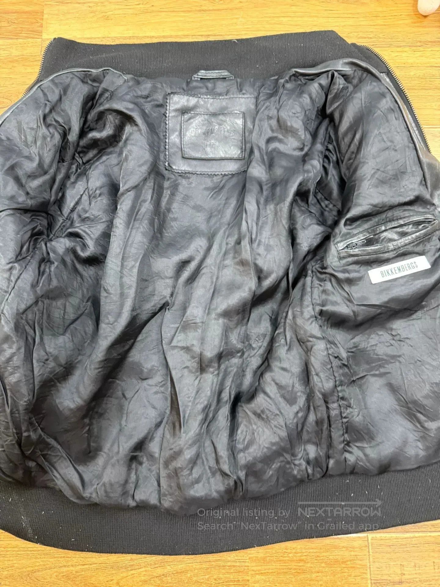 Dirk Bikkembergs Dirk Bikkembergs Men's Leather Jacket. Size US L / EU 52-54 / 3 - 3 Thumbnail