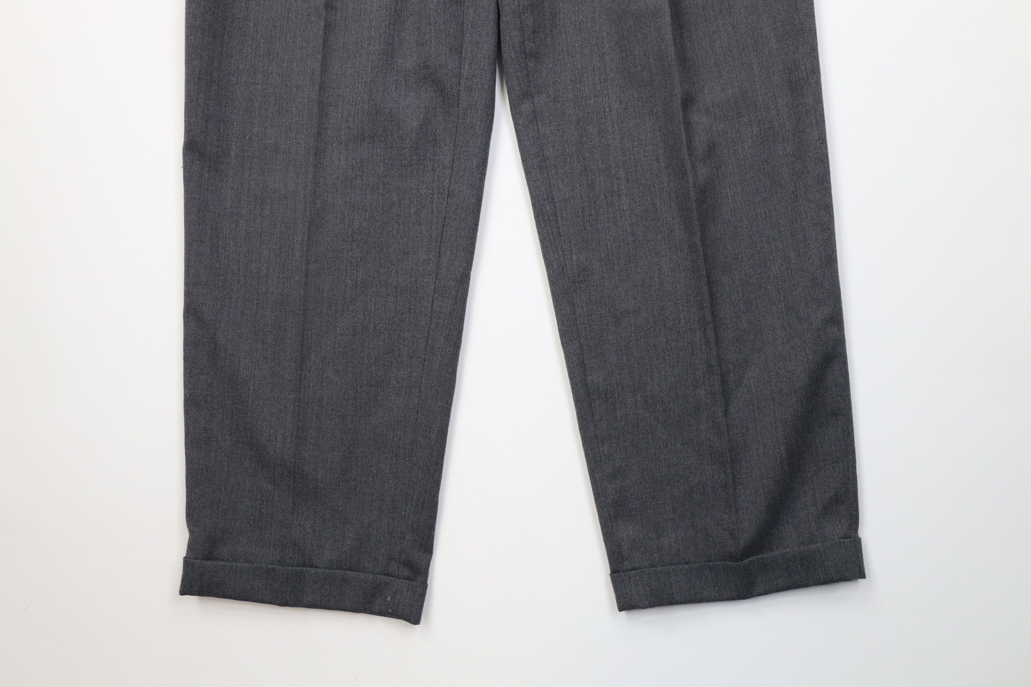 Vintage Vintage 90s Streetwear Knit Straight Leg Chino Pants Gray Size US 34 / EU 50 - 4 Thumbnail