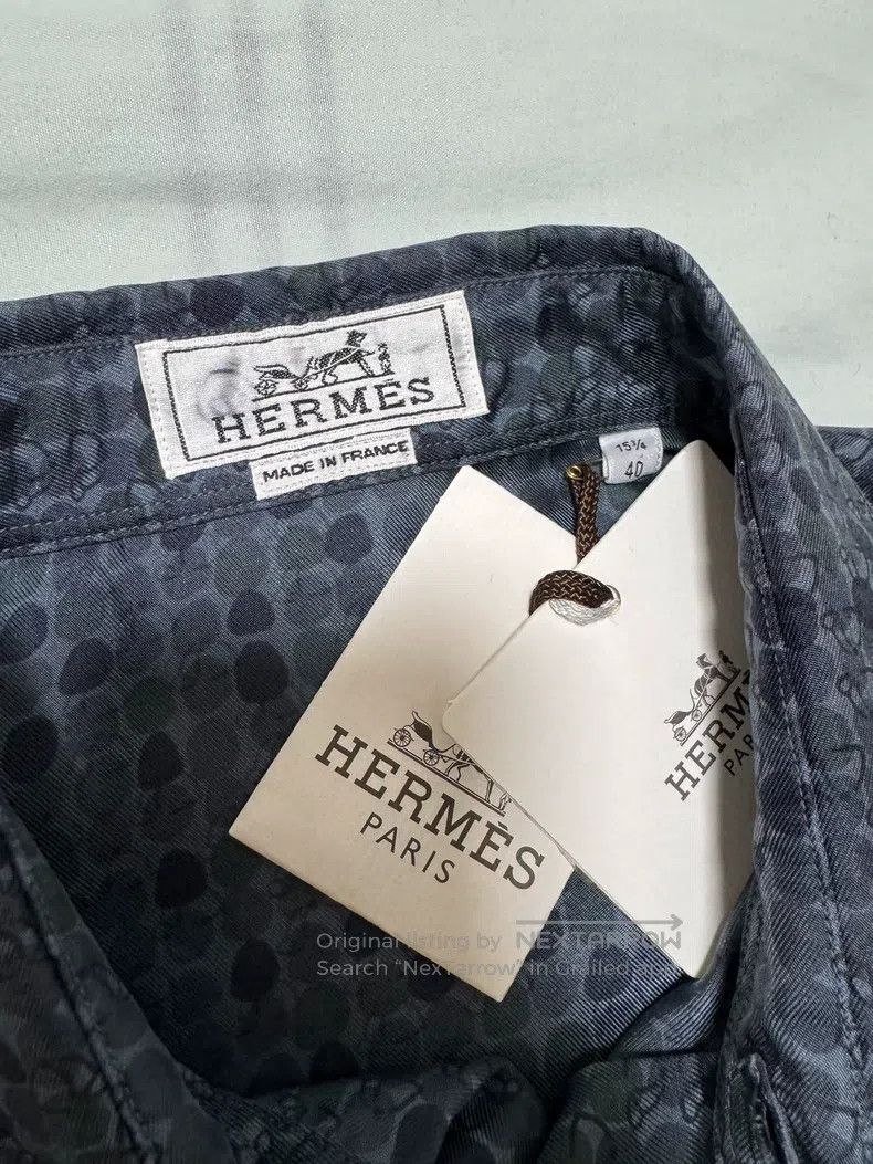 Hermes Hermes Silk shirt, 100% pure mulberry silk. Size US XXS / EU 40 - 7 Thumbnail