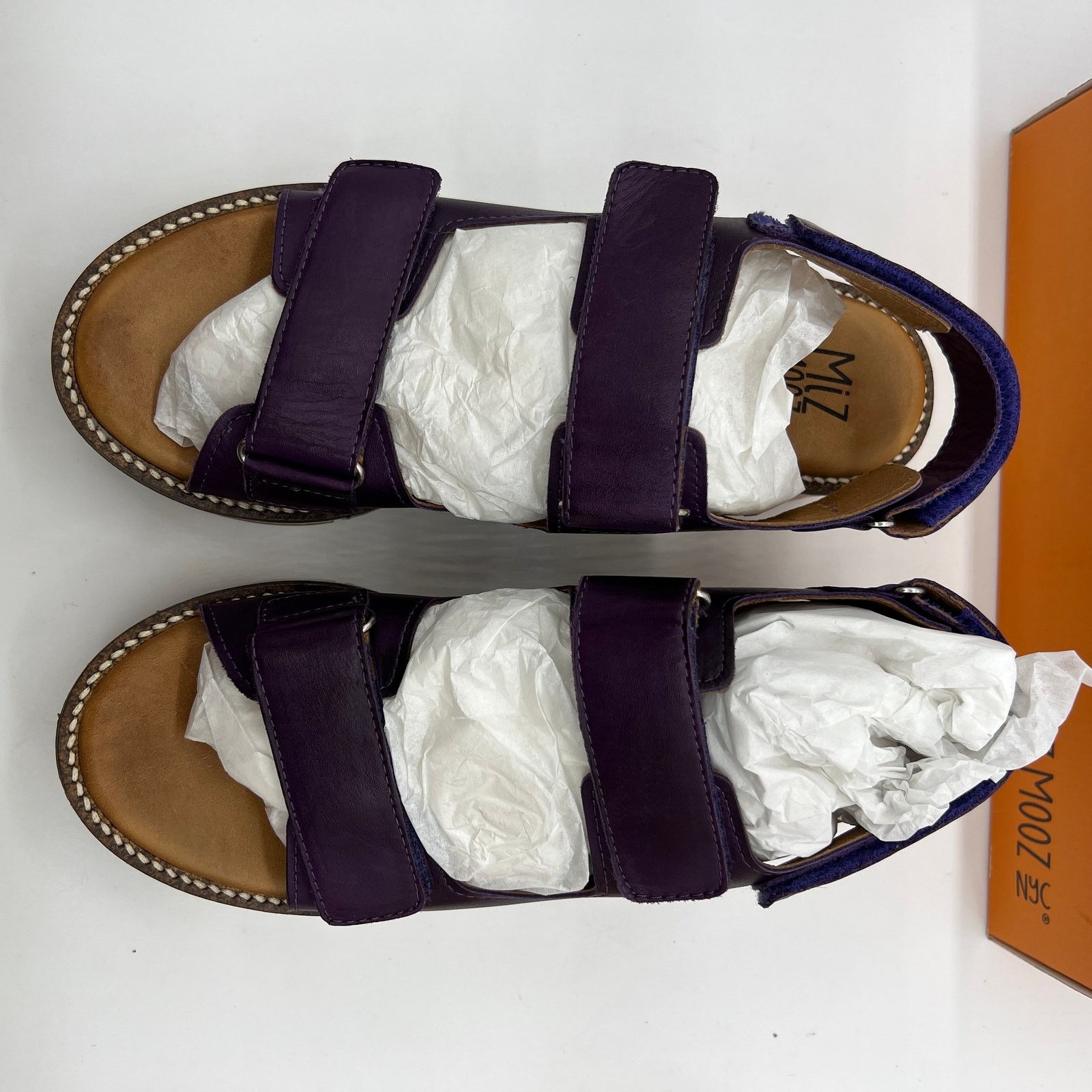 Other Miz Mooz Purple Leather Adjustable Sport Sandals Size 9 Size US 9 / IT 39 - 6 Thumbnail