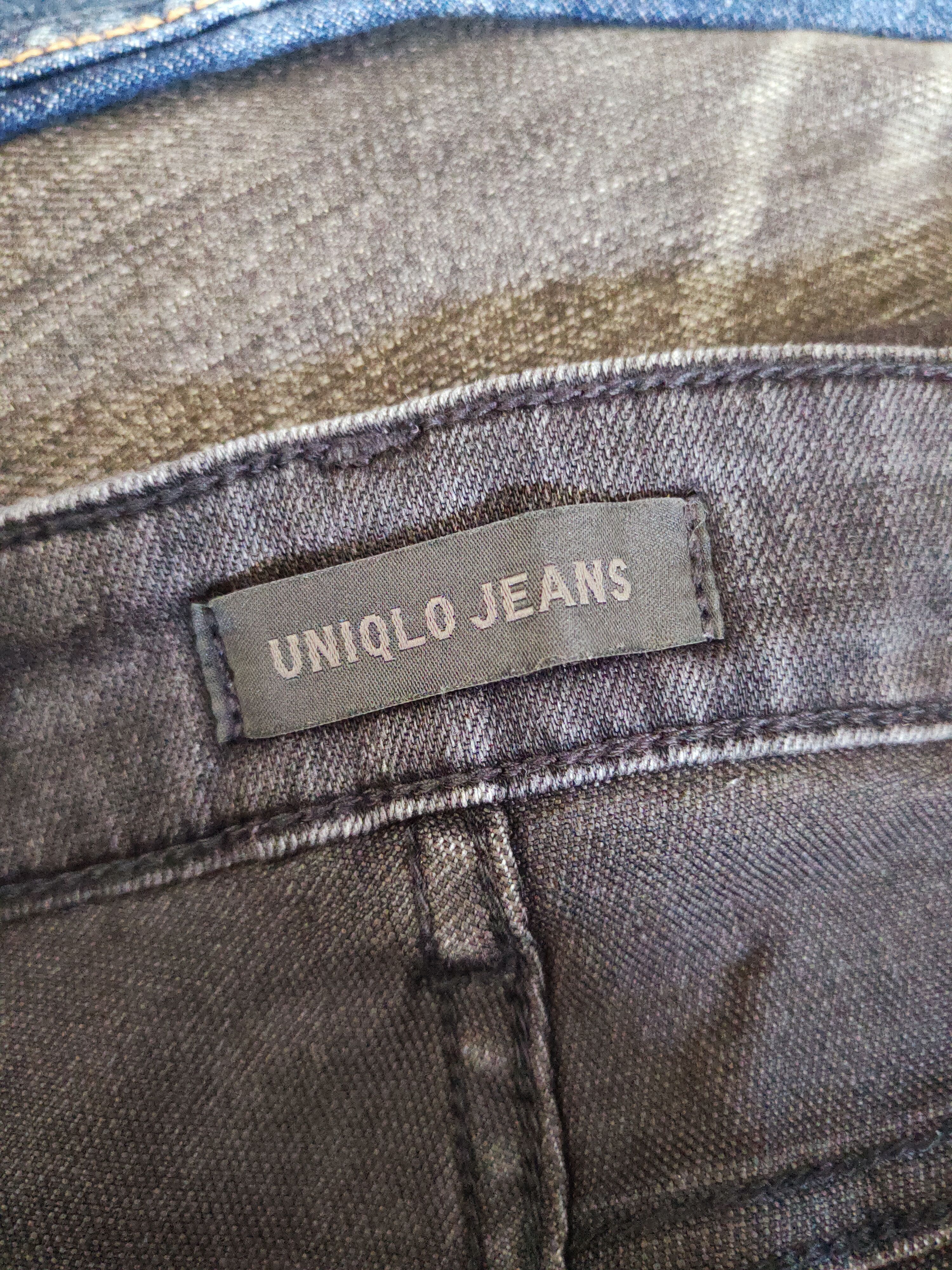 Japanese Brand Uniqlo fabirc by kaihara Black Distressed Ripped Jeans #W609 Size US 30 / EU 46 - 16 Thumbnail