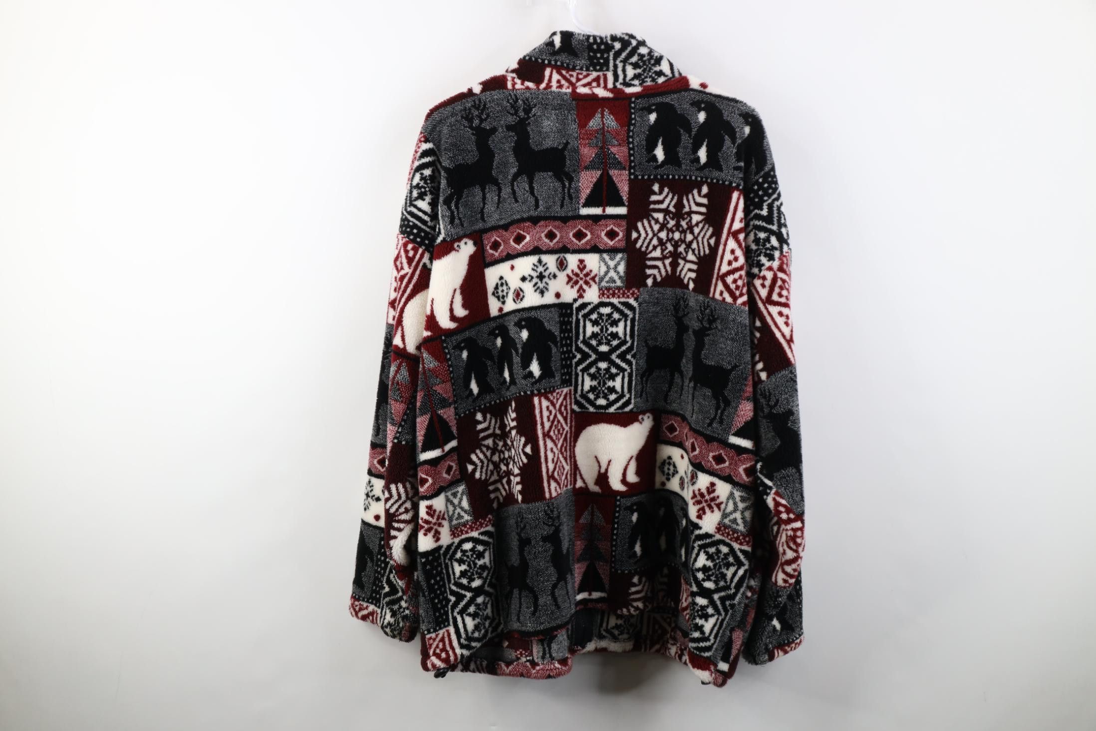 Vintage Vintage 90s Streetwear Penguin Polar Bear Over Print Jacket Size XL / US 12-14 / IT 48-50 - 12 Thumbnail