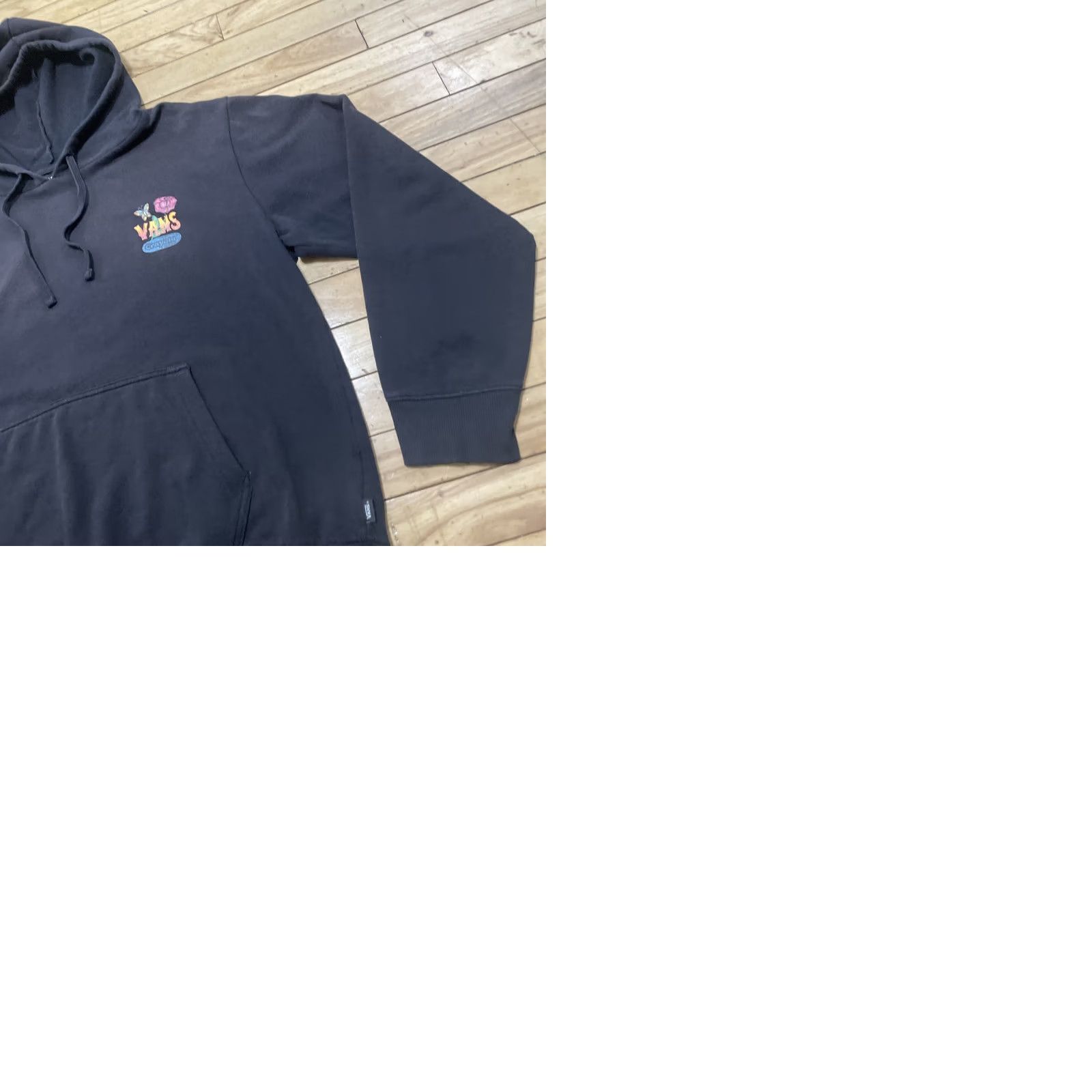 Vans VANS Hoodie Adult XL Black Graphic Floral Crop Crayola Skater School Cement: Pullover, Logo, All Seasons, Lined, Unisex Adults, Streetwear Size XL / US 12-14 / IT 48-50 - 12 Thumbnail