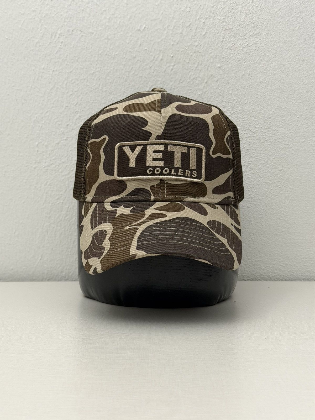 Yeti YETI Coolers Camo Mesh Back Snapback Trucker Hat Brown Size ONE SIZE - 1 Thumbnail