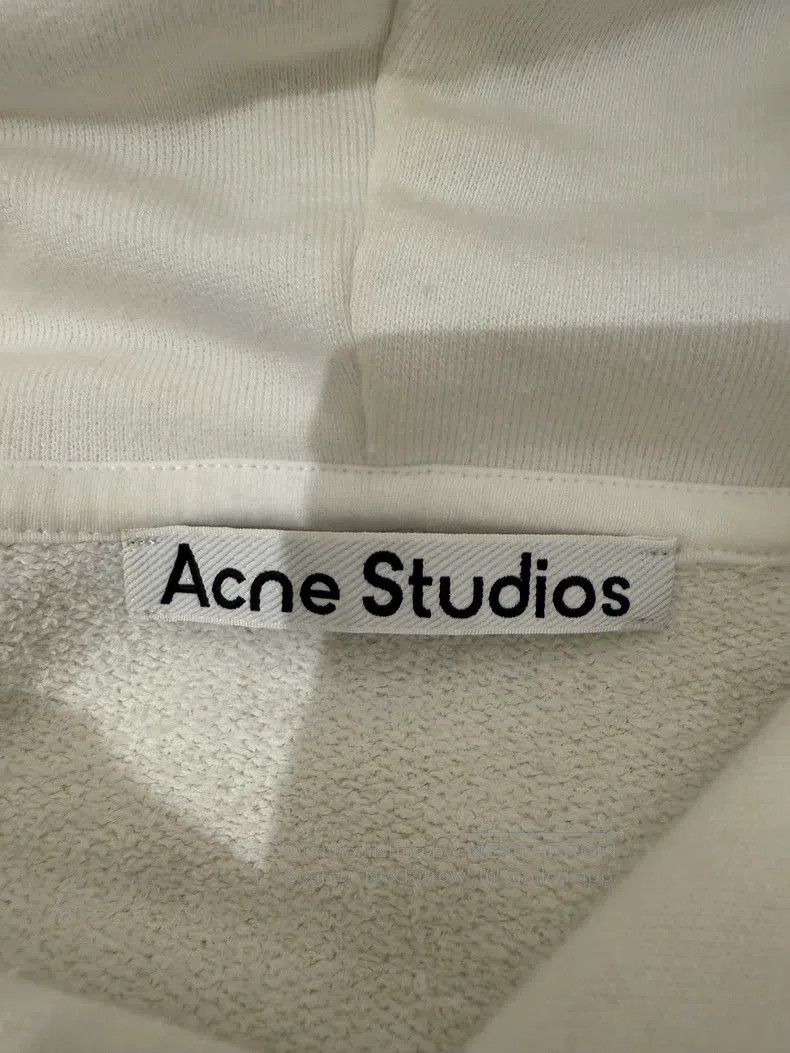Acne Studios Acne Studios 1996 Slogan Hoodie Gray White Size XS / US 0-2 / IT 36-38 - 3 Thumbnail