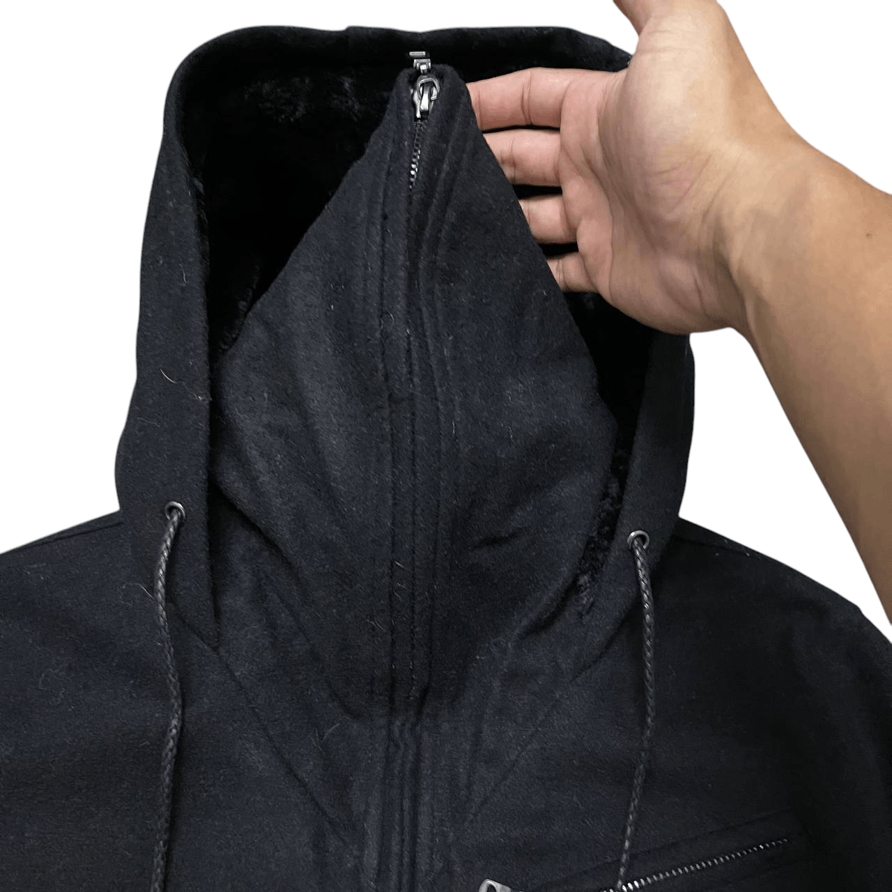 semanticdesign Semantic Design Wool Hooded Jacket Size US S / EU 44-46 / 1 - 5 Thumbnail