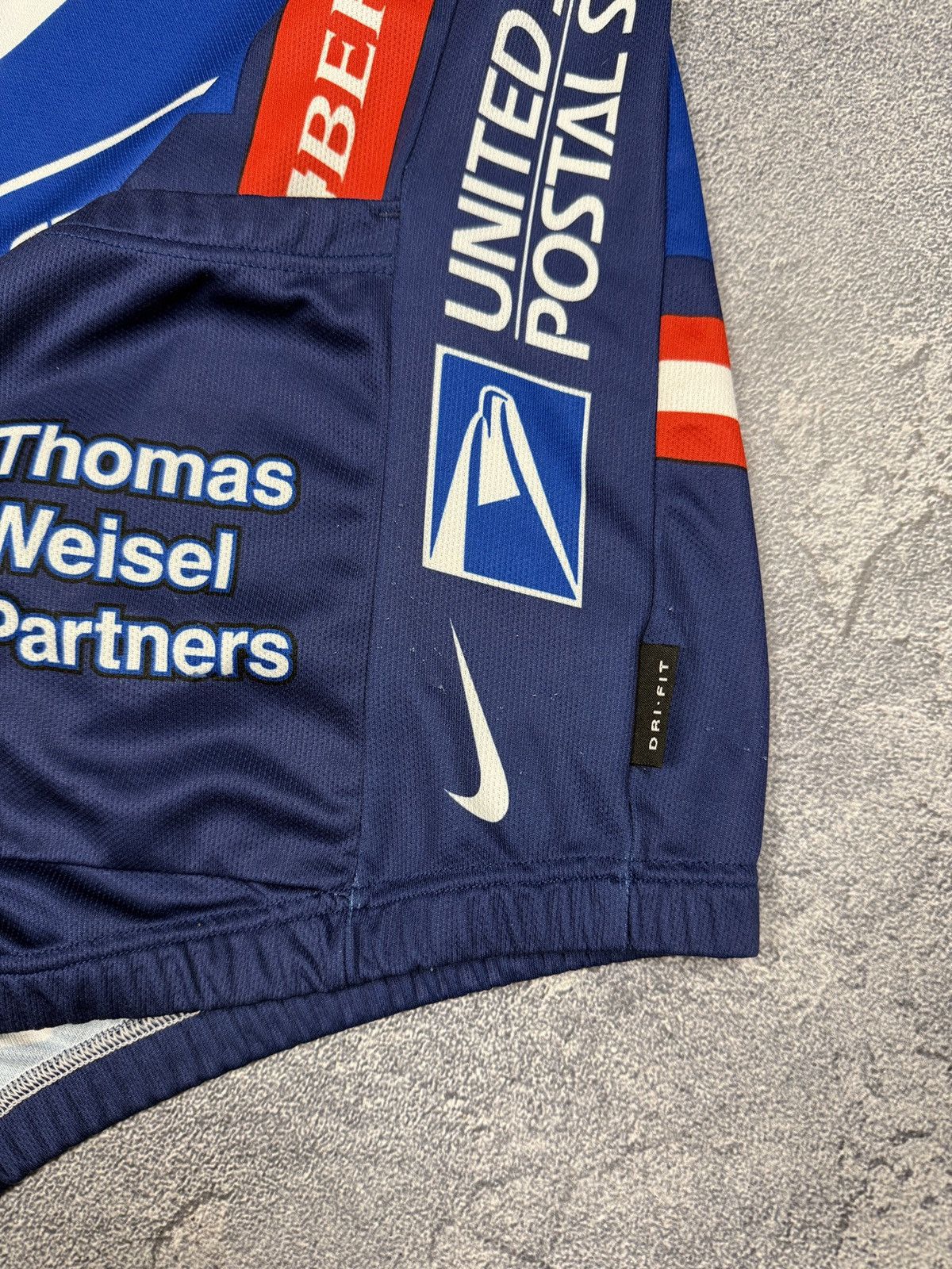 Nike × Vintage USPS Cycling Jersey Nike Subaru Trek Pockets Half-Zip Size US M / EU 48-50 / 2 - 9 Thumbnail