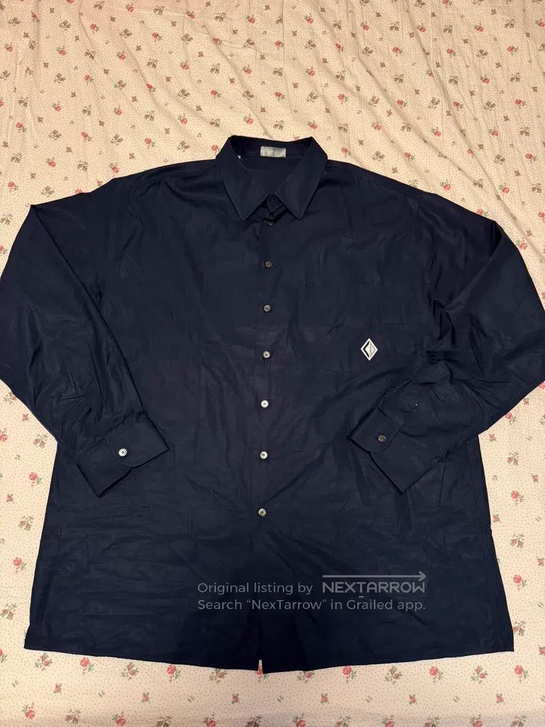 Dior Dior Blue long-sleeved shirt Size US XXS / EU 40 - 1 Thumbnail