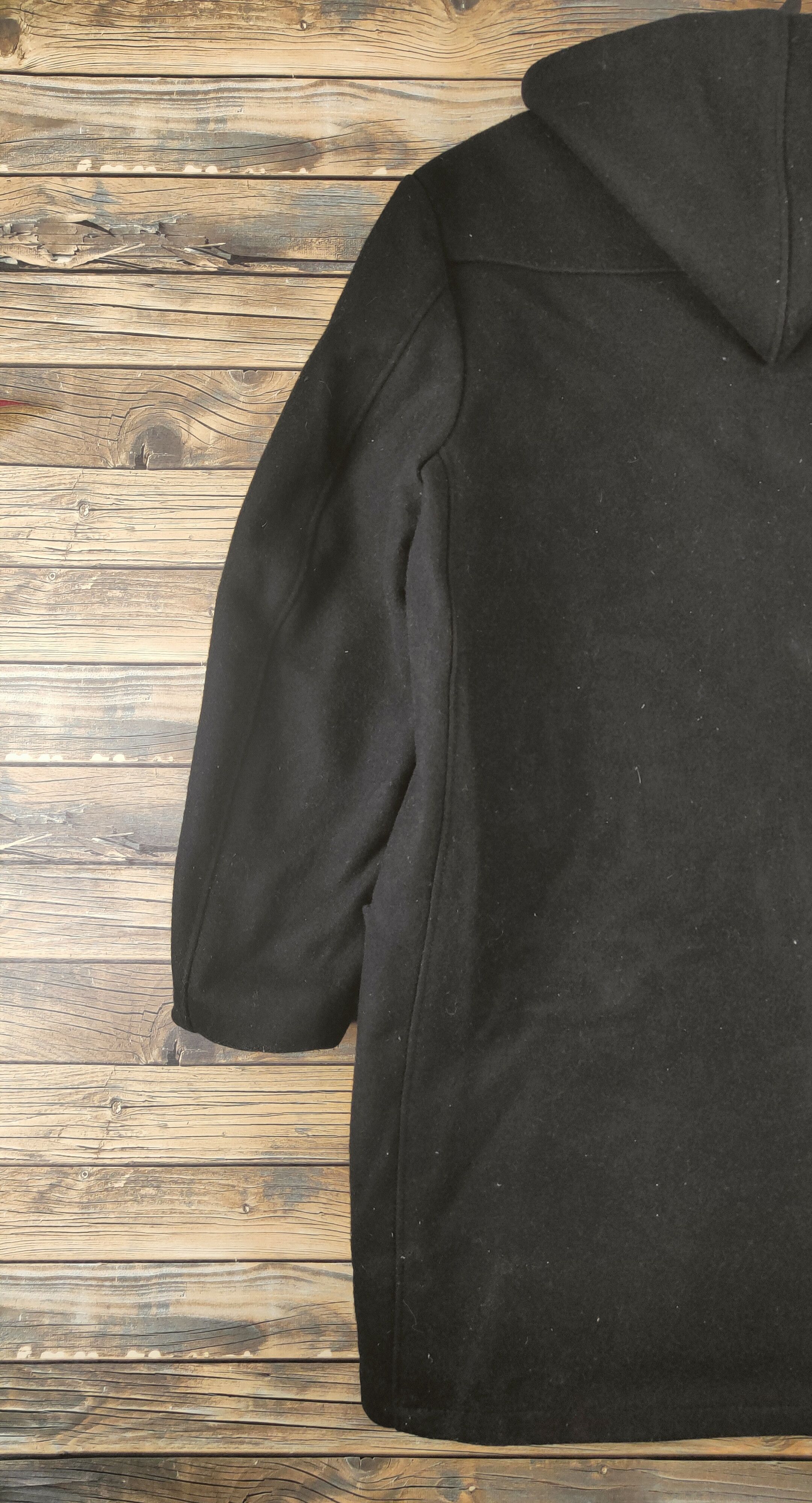 Schott Schott Black Hoodie Duffle Coats #S2869 Size US L / EU 52-54 / 3 - 8 Thumbnail