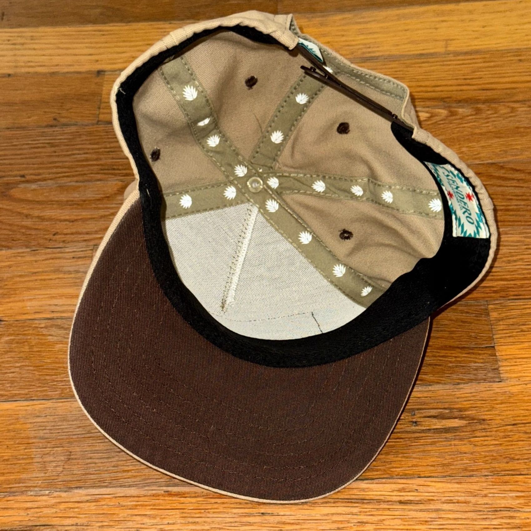 Vintage Sendero Provisions Co. Hat Cap Snap Back Patch Rattlesnake Desert Outdoors Mens One Size Beige Outdoor Baseball Cap Hat Size ONE SIZE - 5 Thumbnail