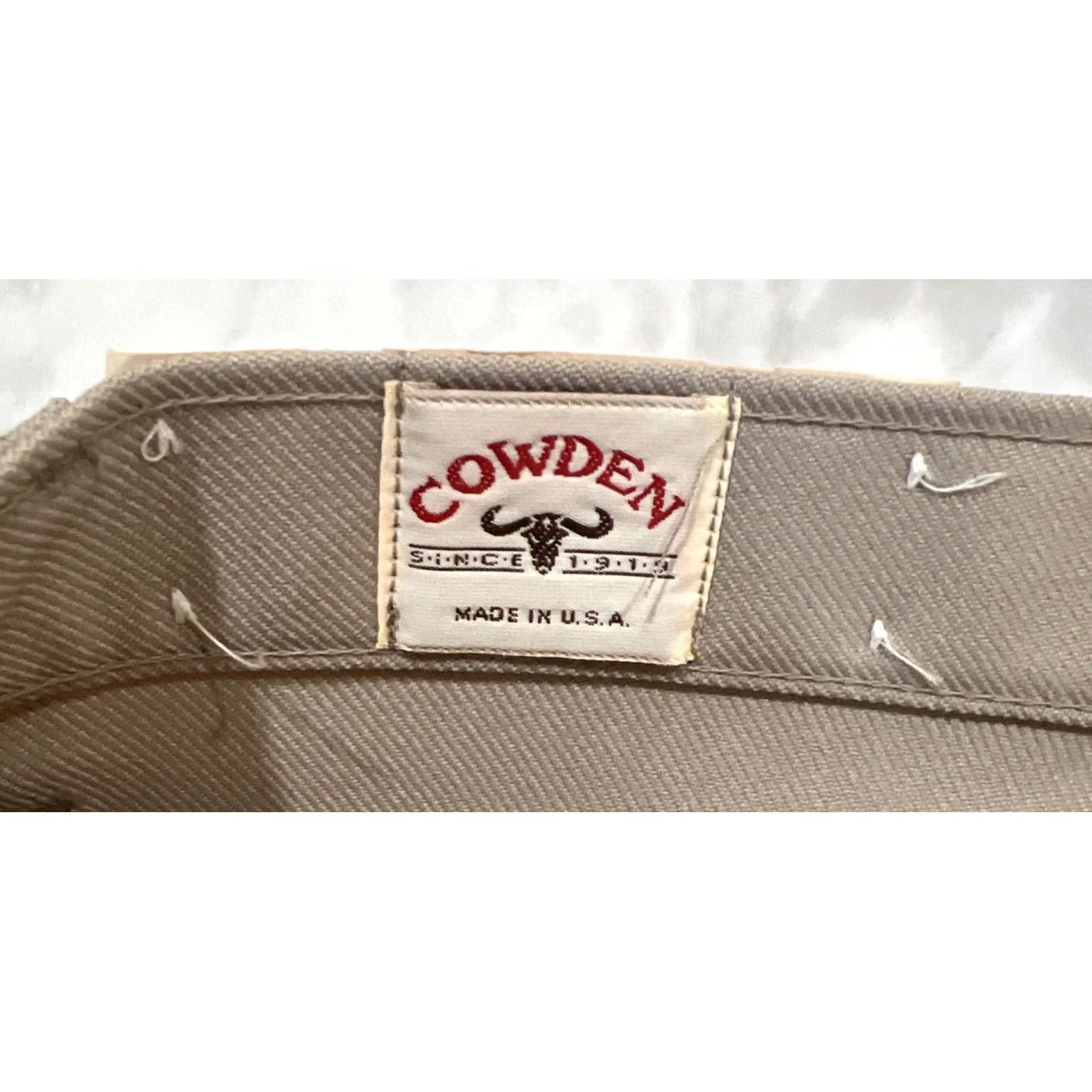 Vintage VINTAGE Cowden Western Pants Men’s 31x34L Tan 666 USA NWT Stretch Polyester Mod GoGo Size US 31 - 4 Thumbnail
