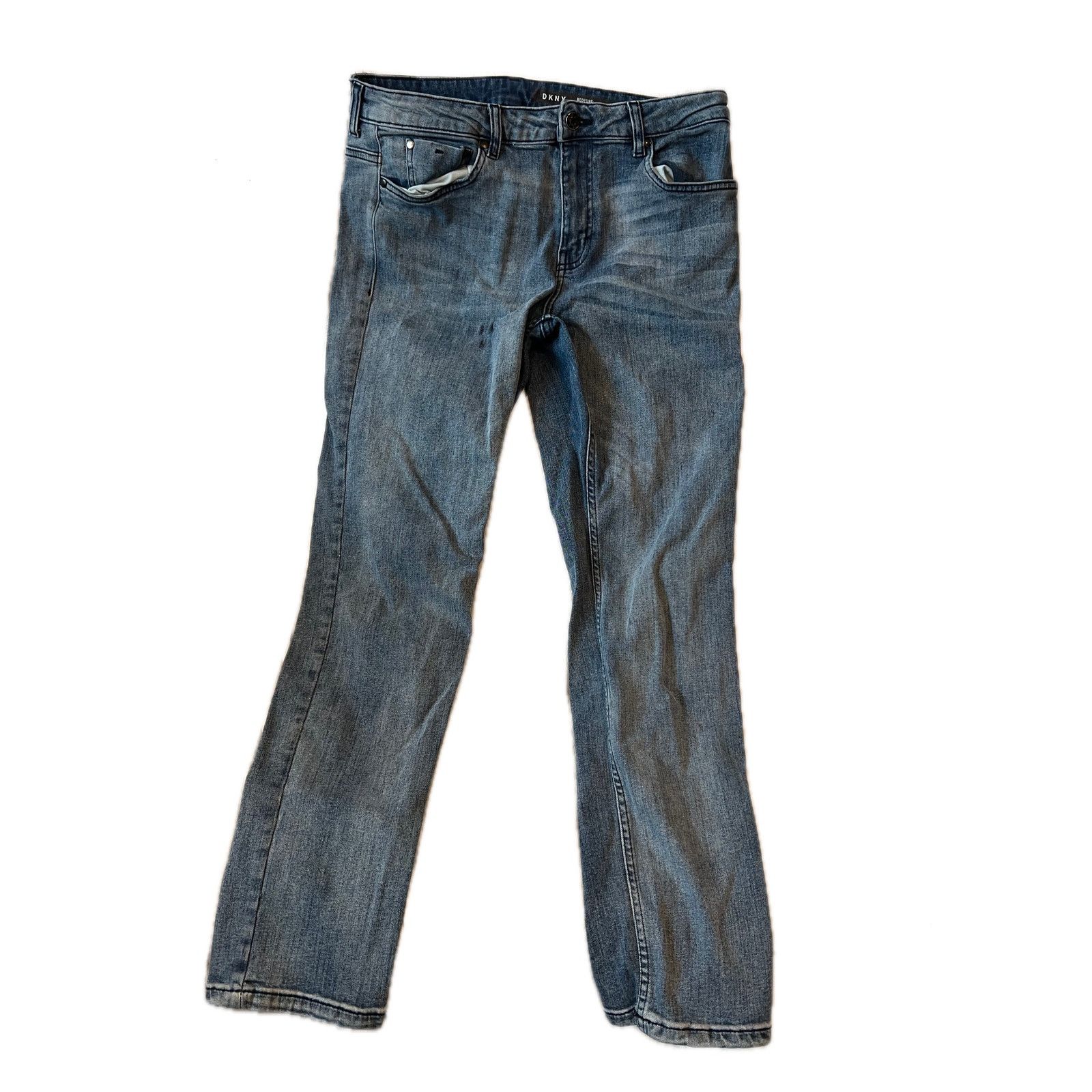 DKNY DKNY Bedford Slim Fit Jeans Blue Mens 32x32 Size US 38 / EU 54 - 1 Thumbnail