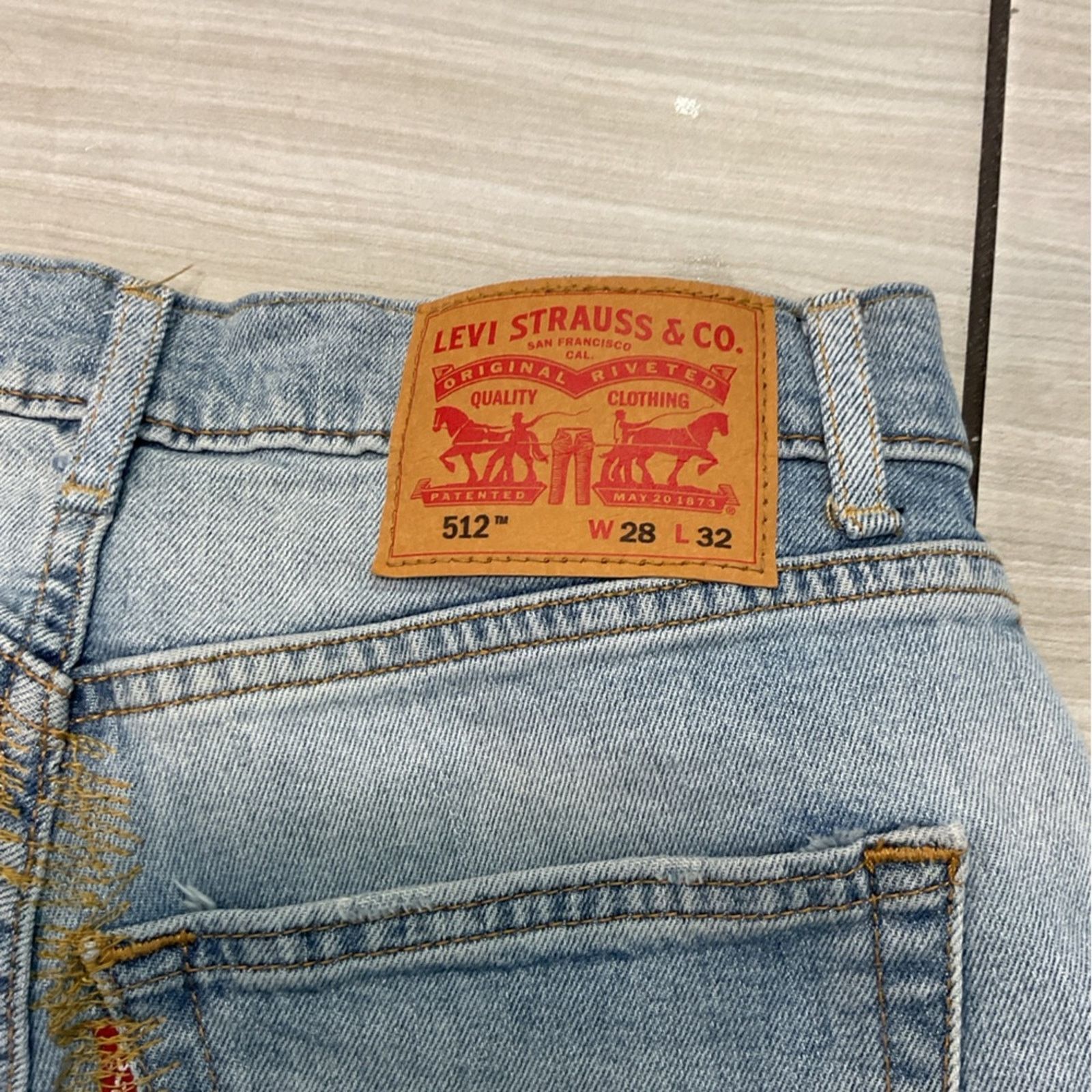 Levi's Levi’s Distressed Light Blue Jeans Size US 28 / EU 44 - 5 Thumbnail