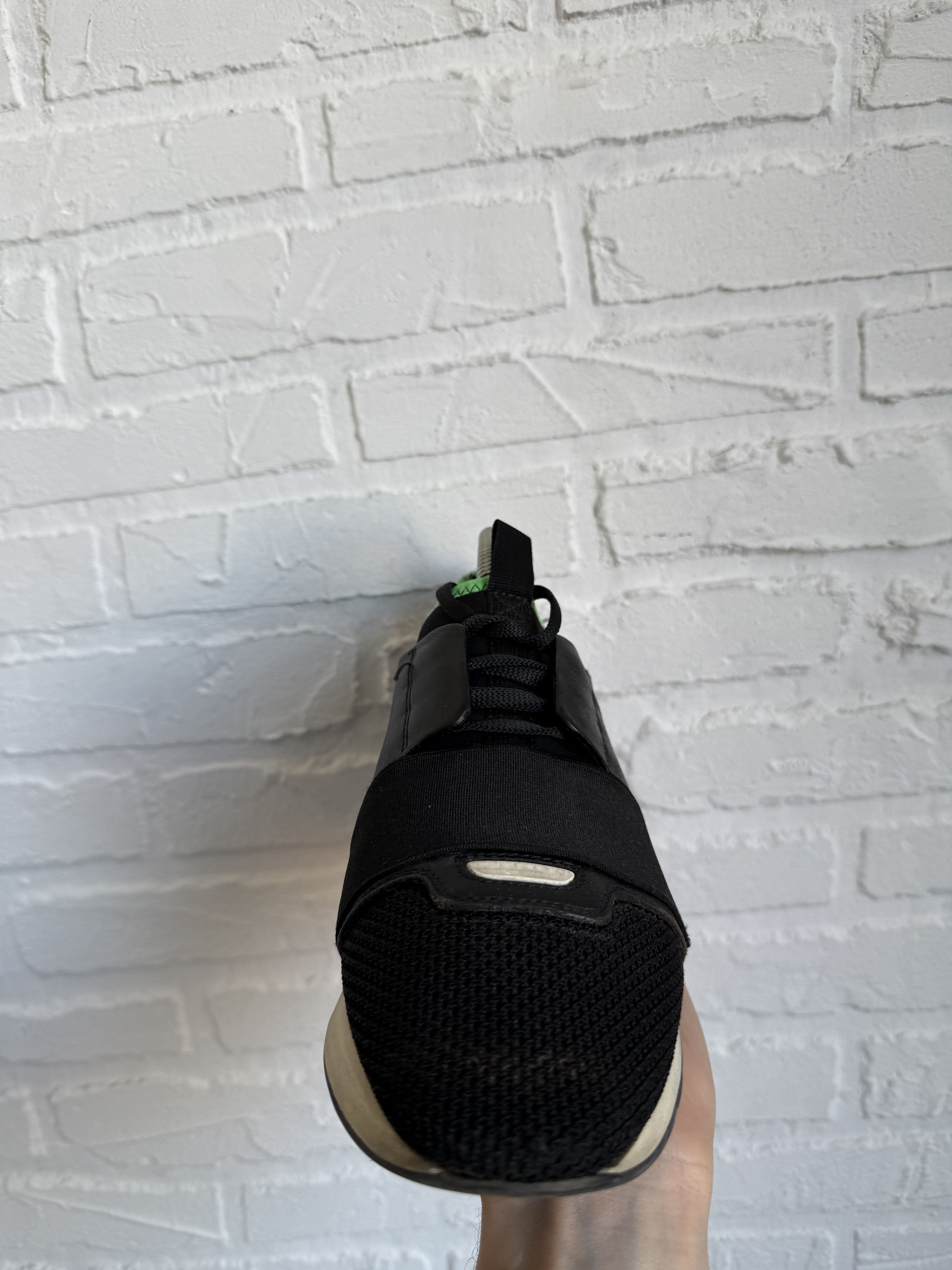 Balenciaga Balenciaga race runner black green sneakers Size US 6.5 / EU 39-40 - 9 Thumbnail